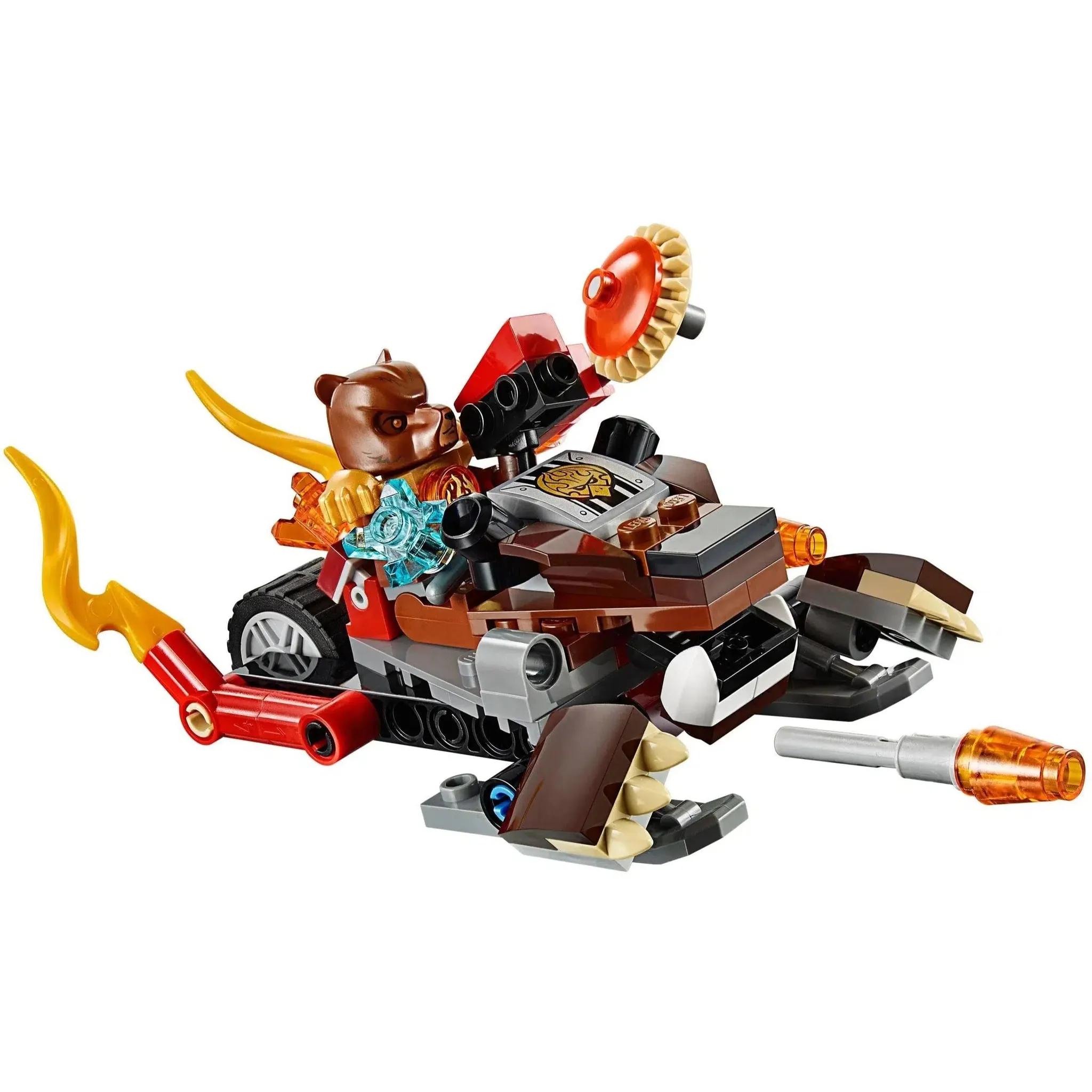 LEGO [Legends of Chima] - Icebite's Claw Driller Building Set - Fire vs. Ice Series (70223) - Image 5