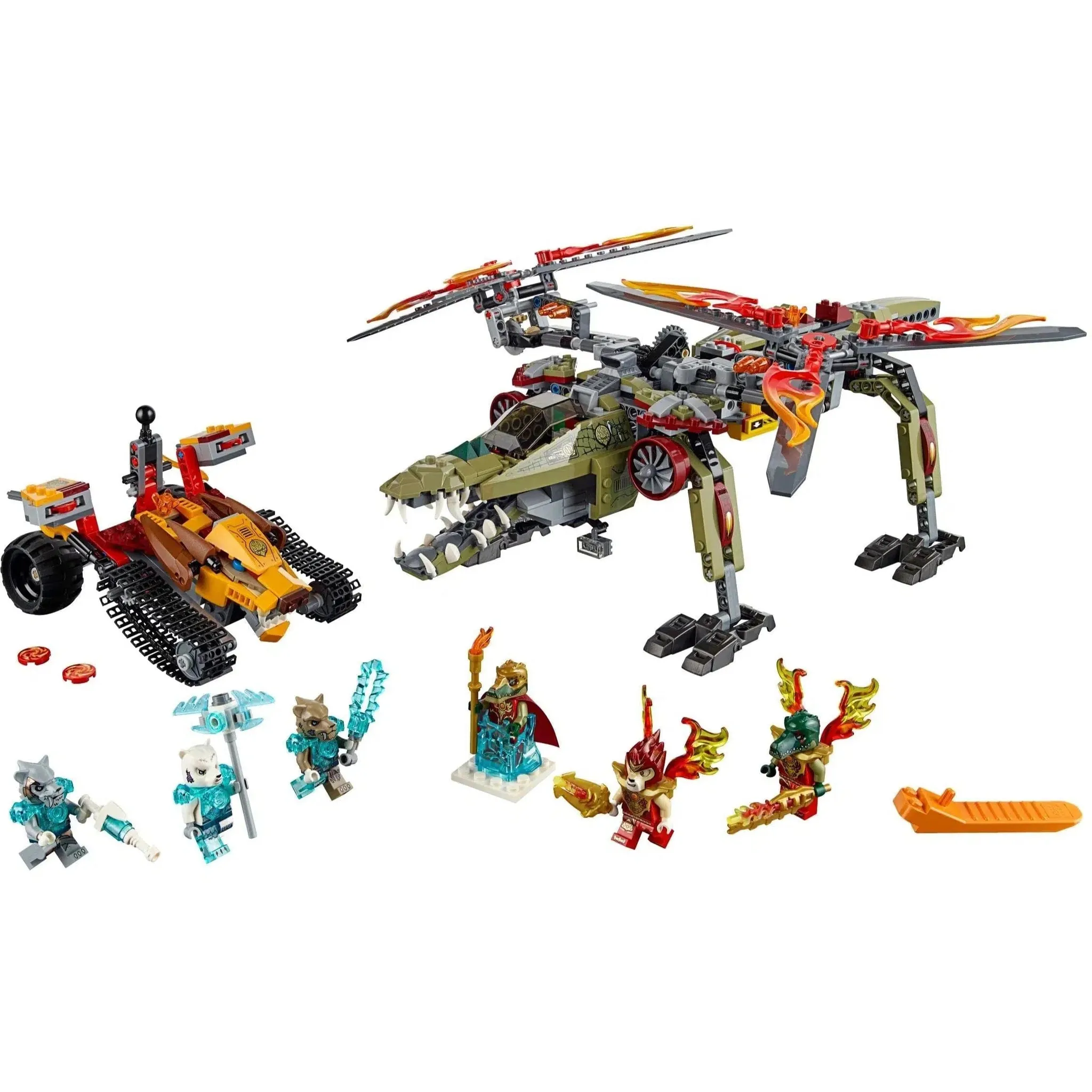 LEGO [Legends of Chima] - King Crominus' Rescue Building Set - Fire vs. Ice Series (70227) - Image 2