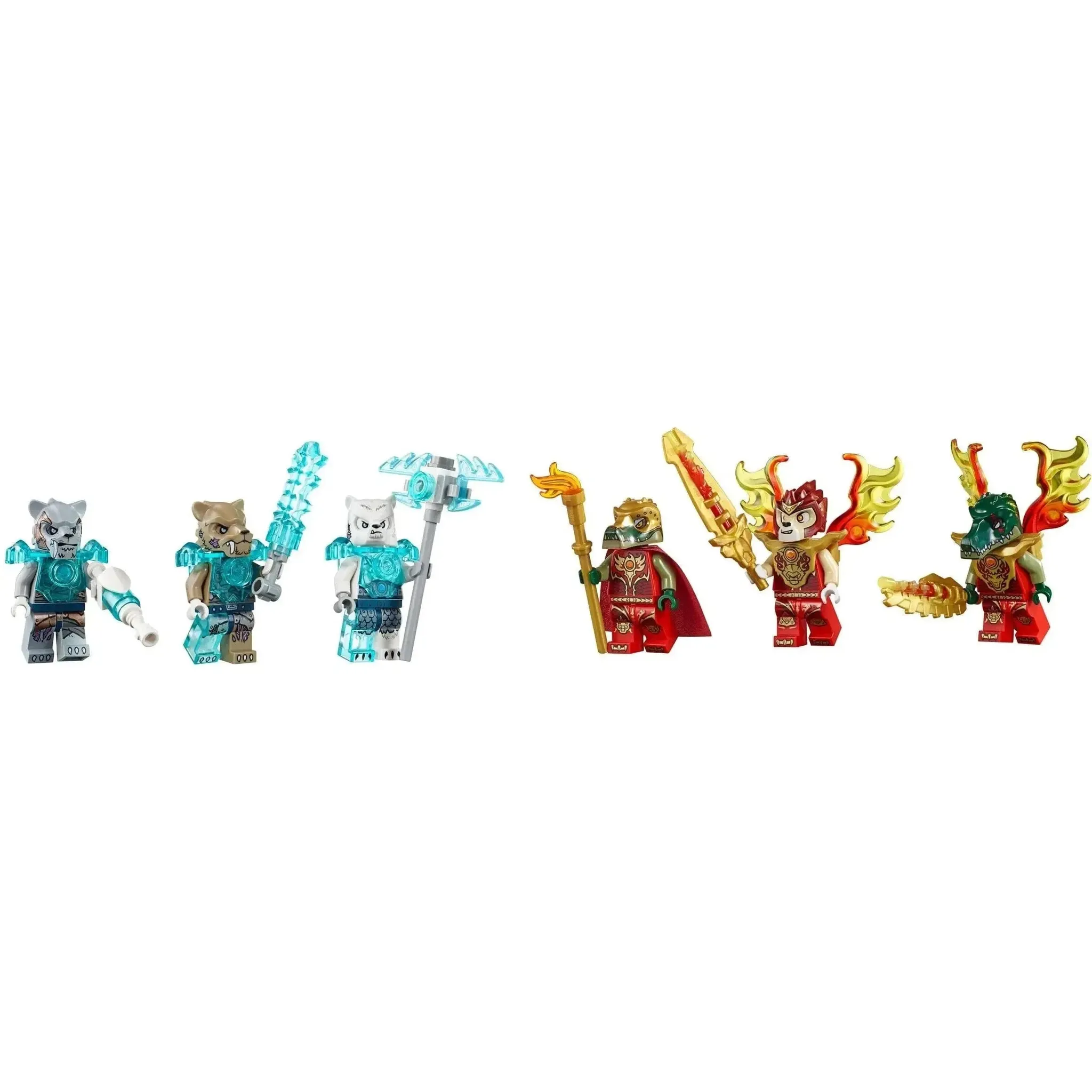 LEGO [Legends of Chima] - King Crominus' Rescue Building Set - Fire vs. Ice Series (70227) - Image 5