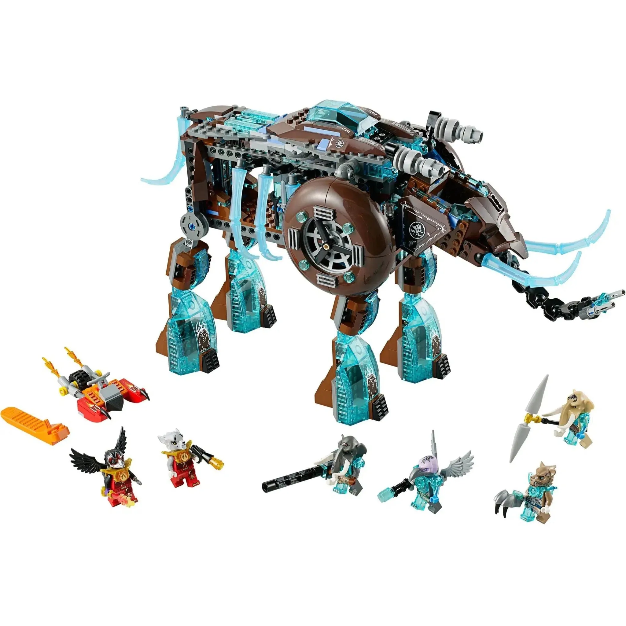 LEGO [Legends of Chima] - Maula's Ice Mammoth Stomper Building Set - Fire vs. Ice Series (70145) - Image 2