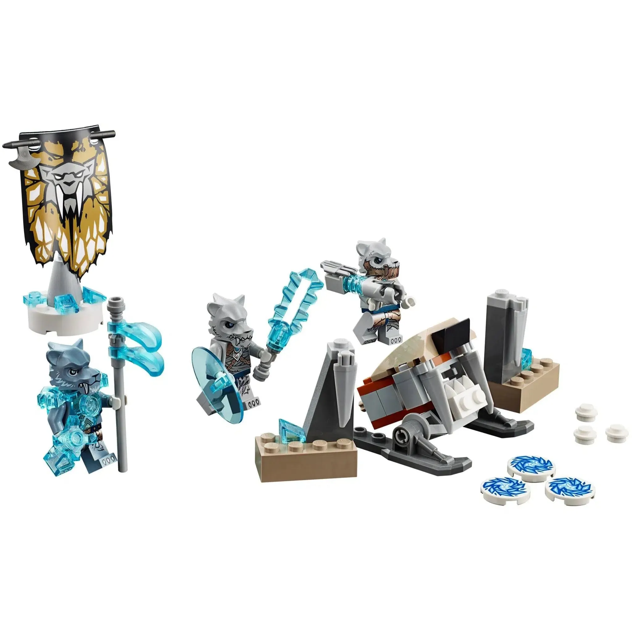 LEGO [Legends of Chima] - Saber-tooth Tiger Tribe Pack Building Set - Tribe Packs Series (70108) - Image 2