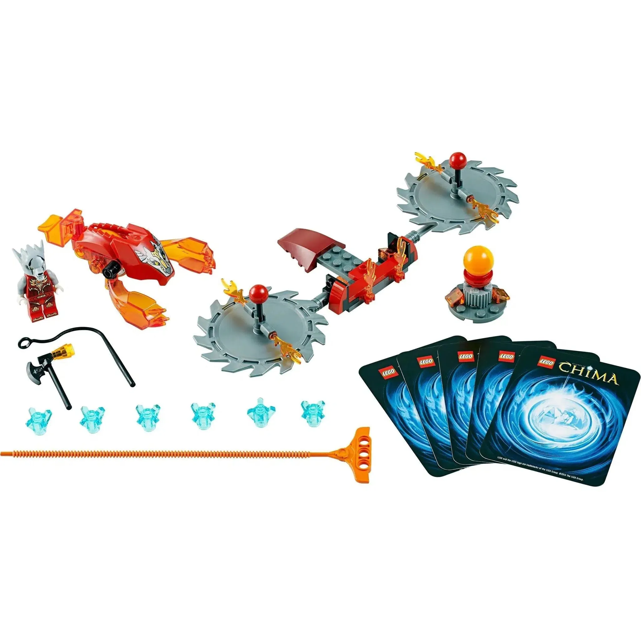 LEGO [Legends of Chima] - Scorching Blades Building Set - Speedorz Series (70149) - Image 2