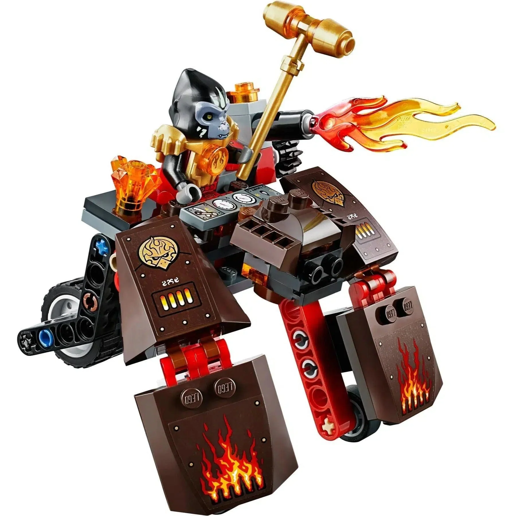 LEGO [Legends of Chima] - Sir Fangar's Ice Fortress Building Set - Fire vs. Ice Series (70147) - Image 4