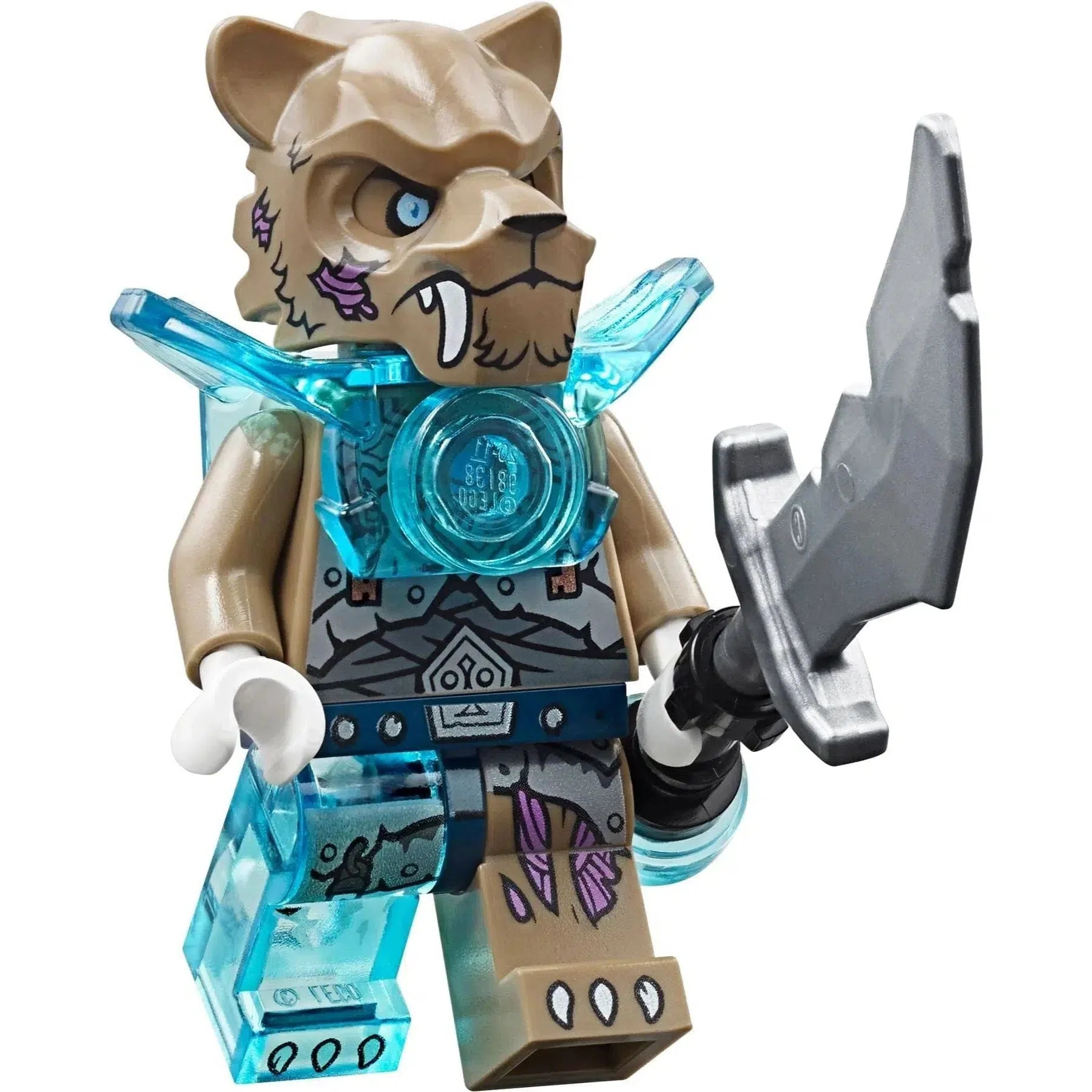 LEGO [Legends of Chima] - Sir Fangar's Ice Fortress Building Set - Fire vs. Ice Series (70147) - Image 6
