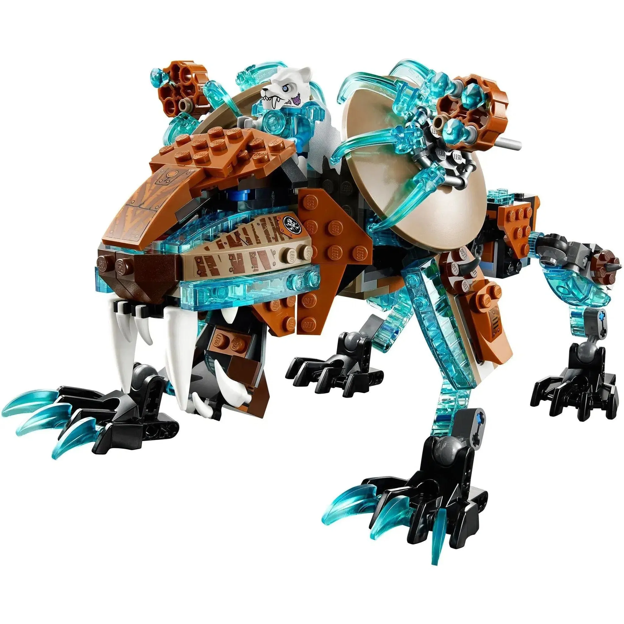 LEGO [Legends of Chima] - Sir Fangar's Sabre-tooth Walker Building Set - Fire vs. Ice Series (70143) - Image 3