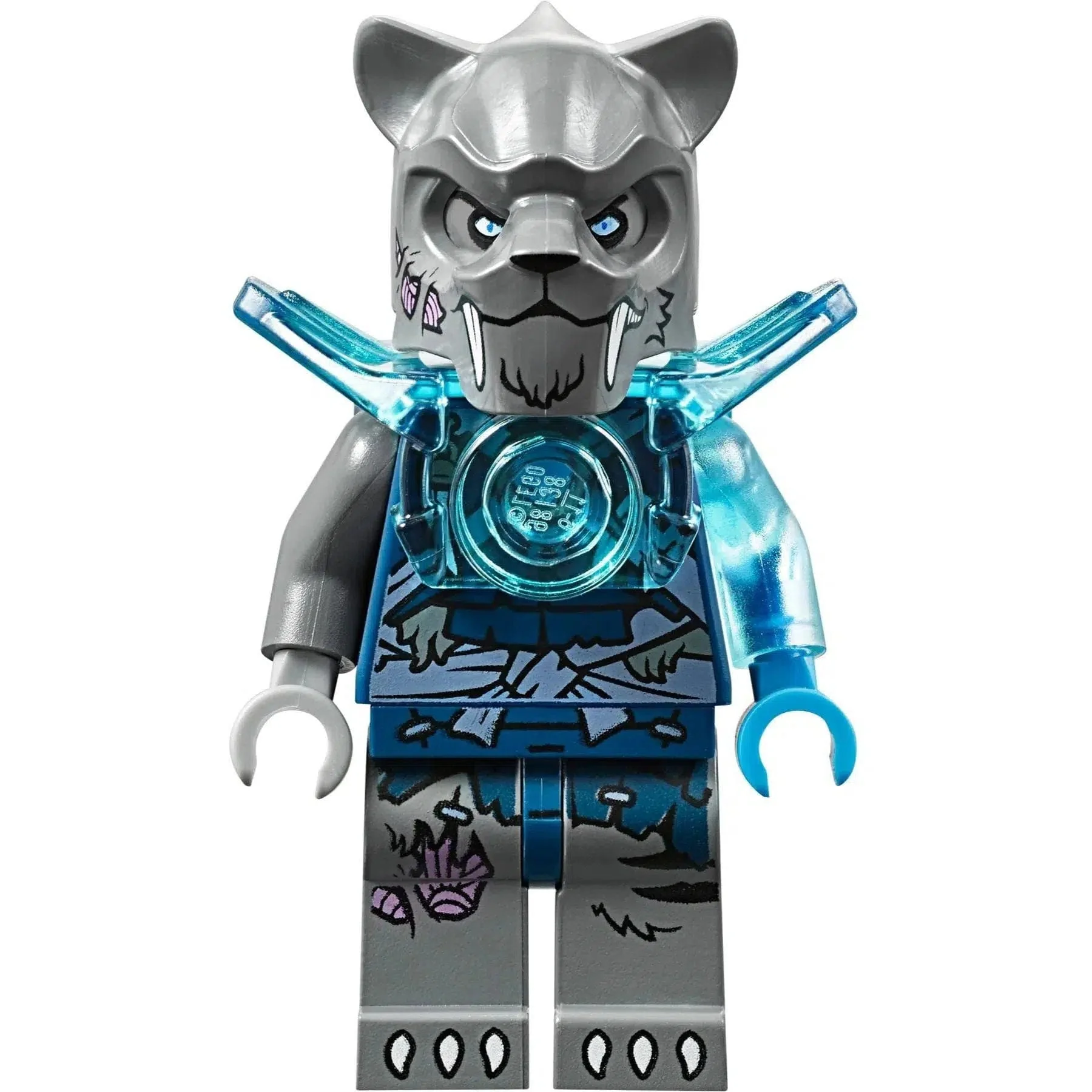 LEGO [Legends of Chima] - Sir Fangar's Sabre-tooth Walker Building Set - Fire vs. Ice Series (70143) - Image 8