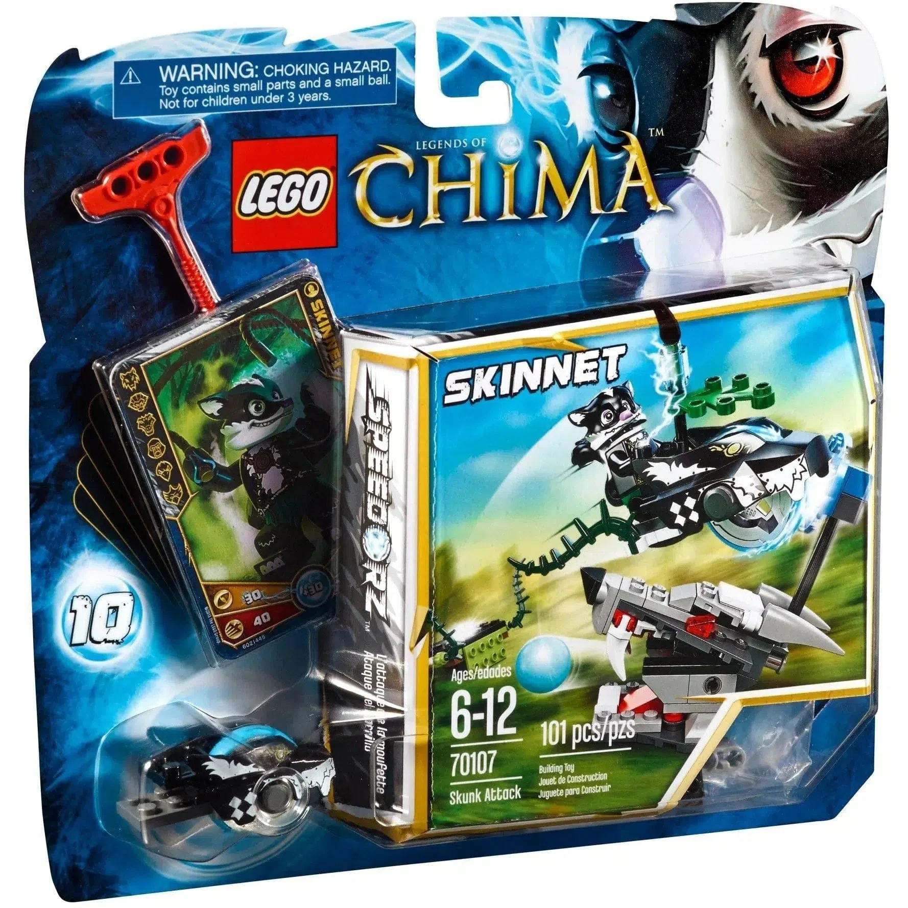LEGO [Legends of Chima] - Skunk Attack Building Set - Speedorz Series (70107)