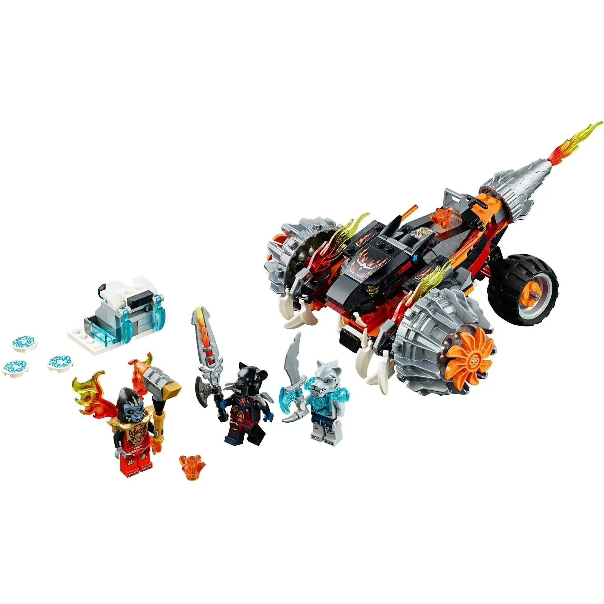 LEGO [Legends of Chima] - Tormak's Shadow Blazer Building Set - Fire vs. Ice Series (70222) - Image 2