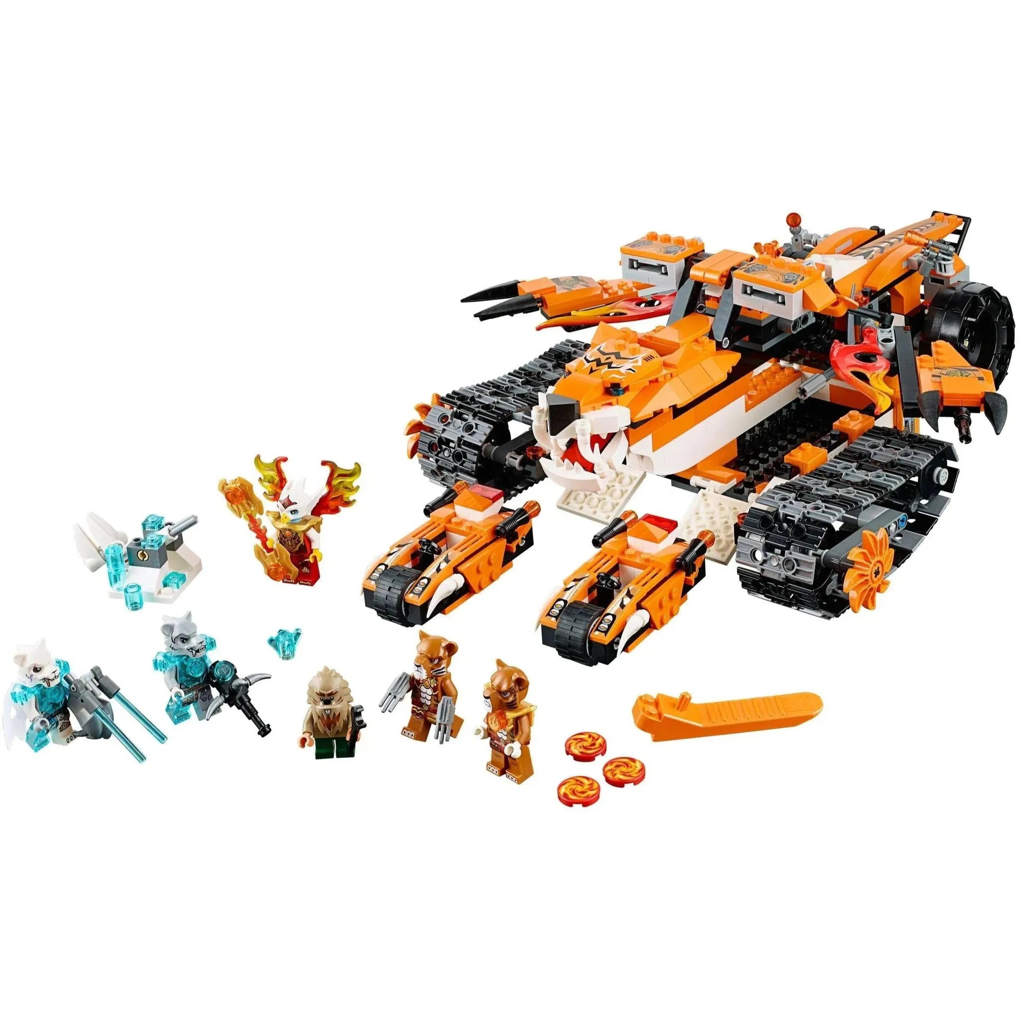 LEGO [Legends of Chima] - TTiger's Mobile Command Building Set - Fire vs. Ice Series (70224) - Image 2