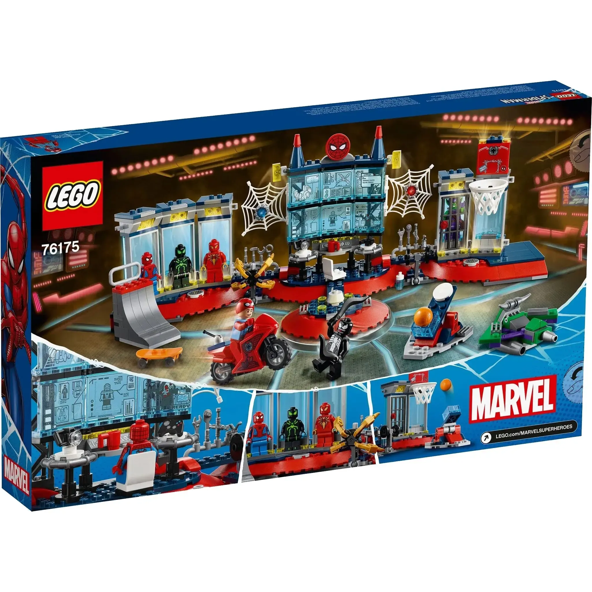 LEGO [Marvel Super Heroes] - Attack on the Spider Lair Building Set - Spider-Man Series (76175) - Image 3