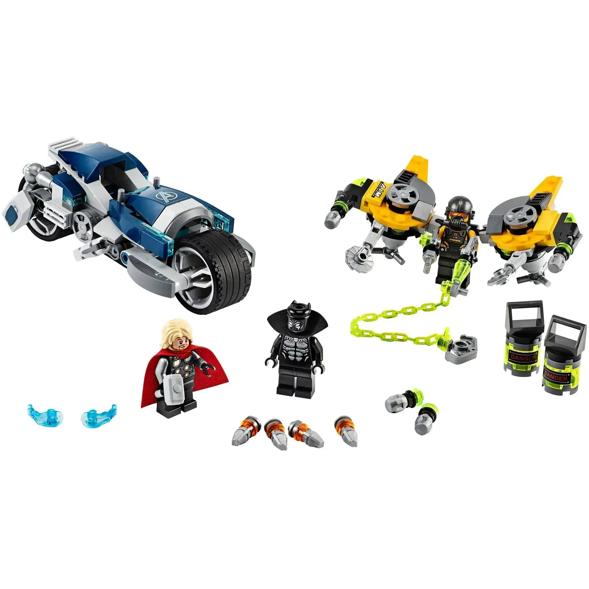 LEGO [Marvel Super Heroes] - Avengers Speeder Bike Attack Building Set - Avengers Series (76142) - Image 2