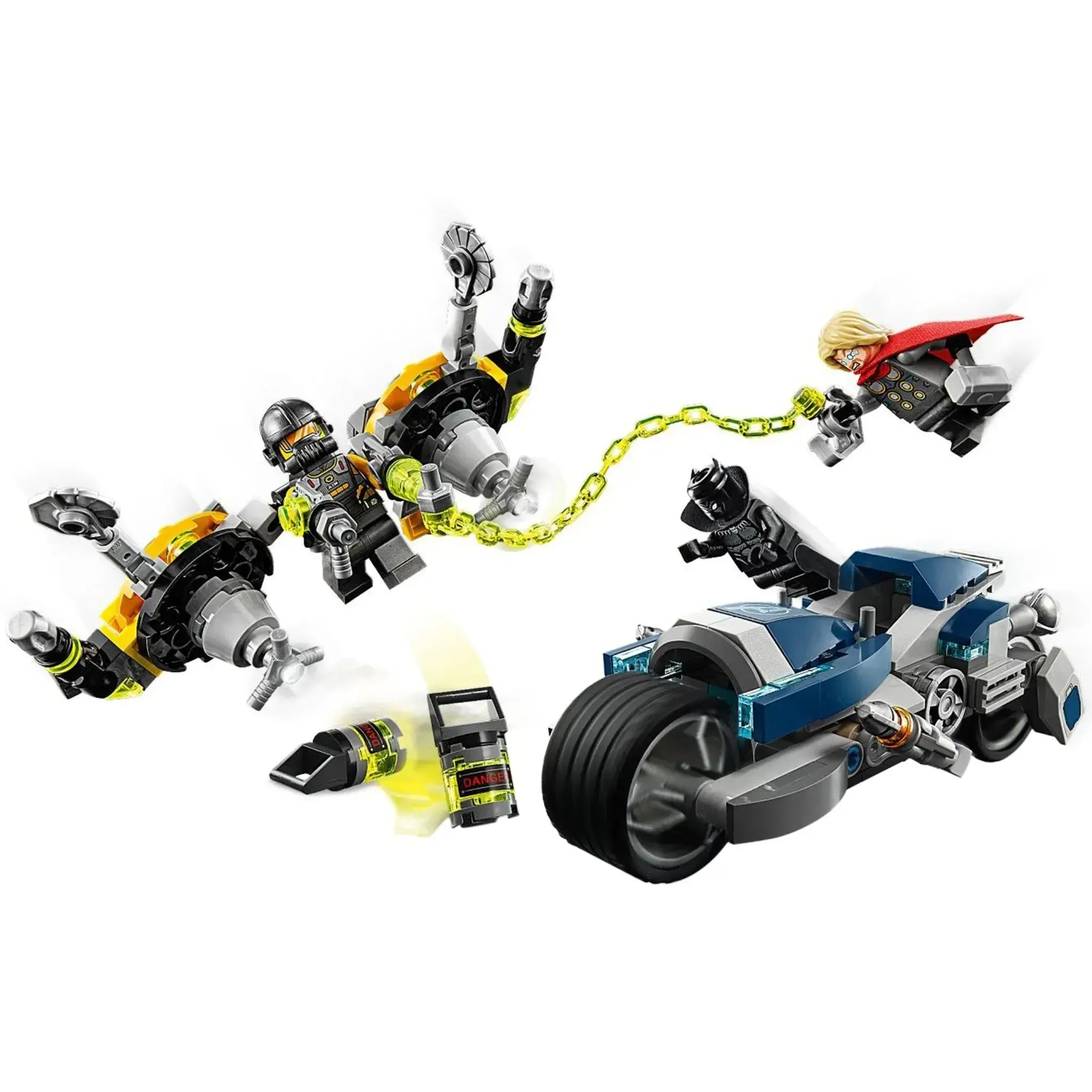 LEGO [Marvel Super Heroes] - Avengers Speeder Bike Attack Building Set - Avengers Series (76142) - Image 5