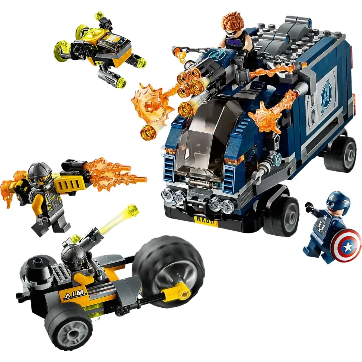 LEGO [Marvel Super Heroes] - Avengers Truck Take-down Building Set - Avengers Series (76143) - Image 2