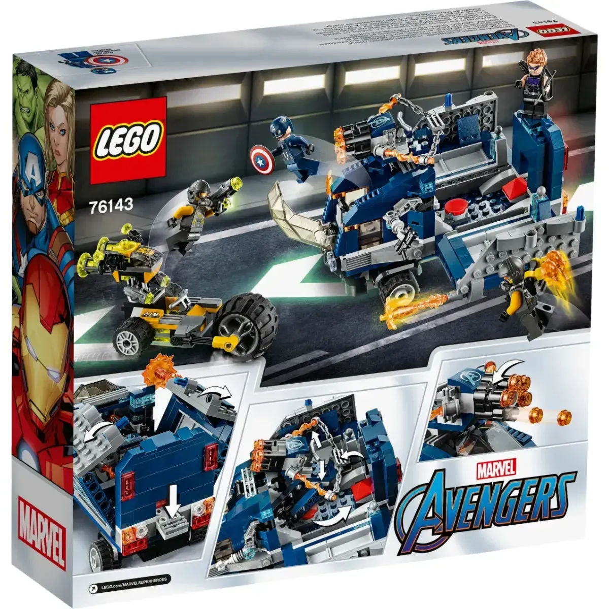 LEGO [Marvel Super Heroes] - Avengers Truck Take-down Building Set - Avengers Series (76143) - Image 3