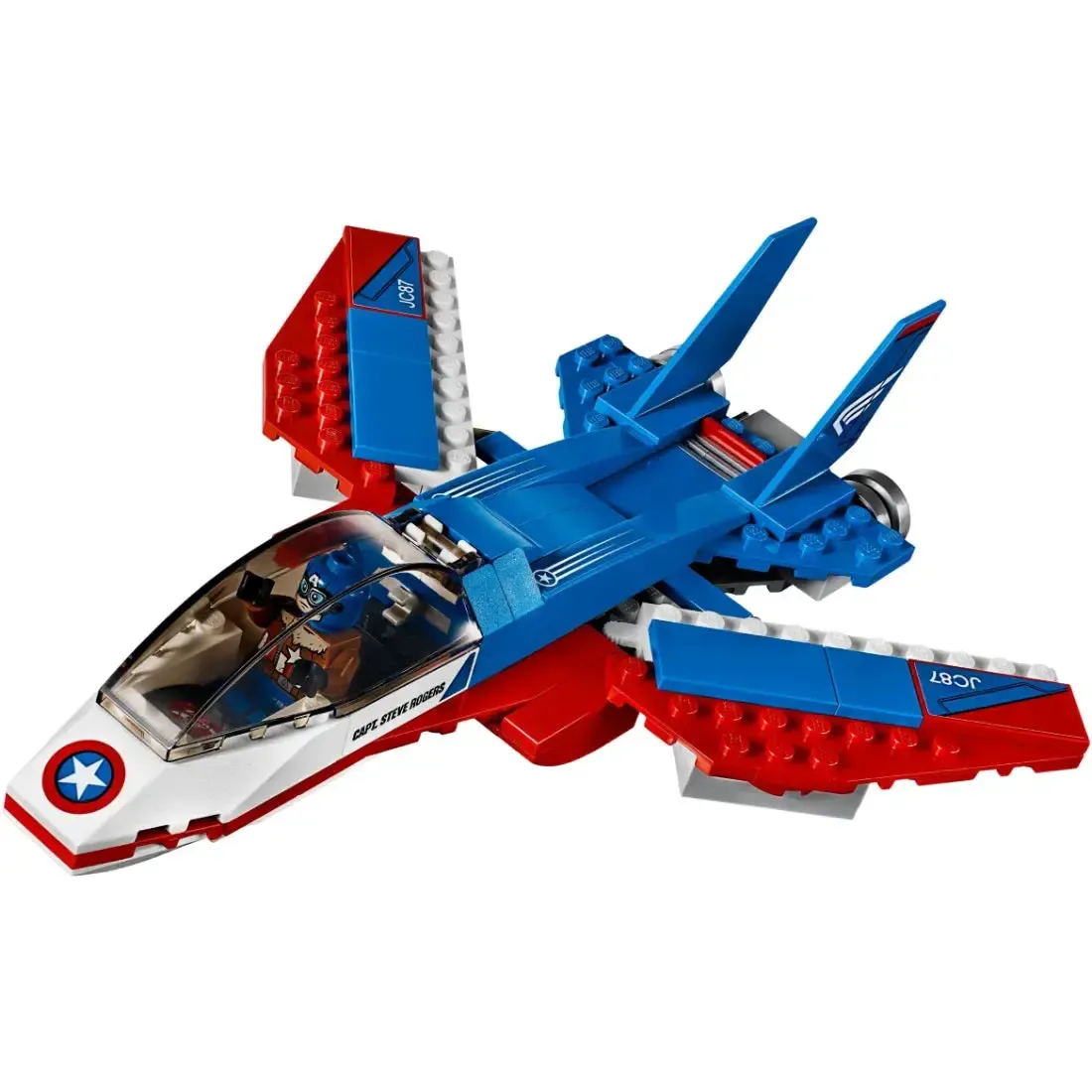 LEGO [Marvel Super Heroes] - Captain America Jet Pursuit Building Set - Avengers Series (76076) - Image 2