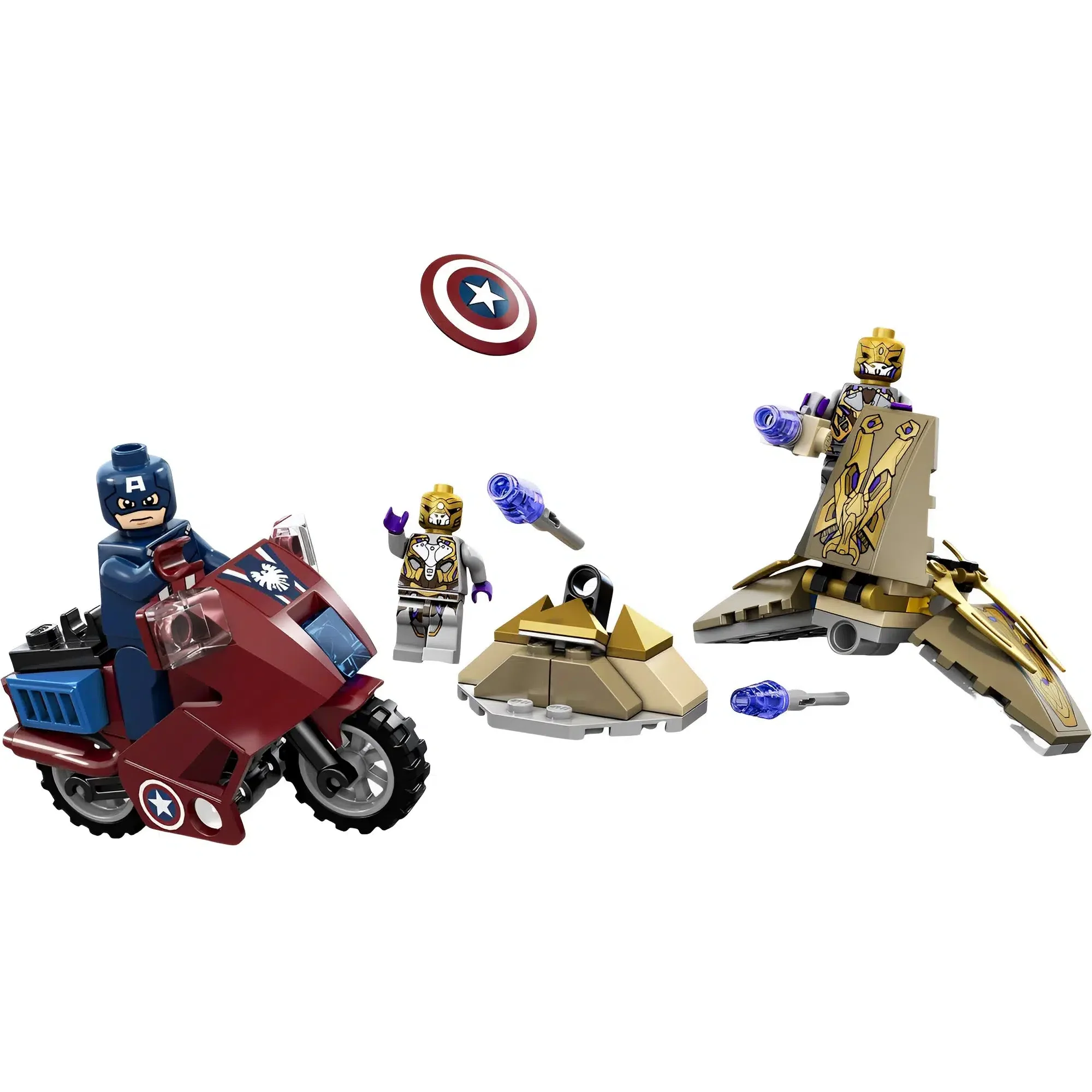 LEGO [Marvel Super Heroes] - Captain America's Avenging Cycle Building Set - The Avengers Series (6865) - Image 2