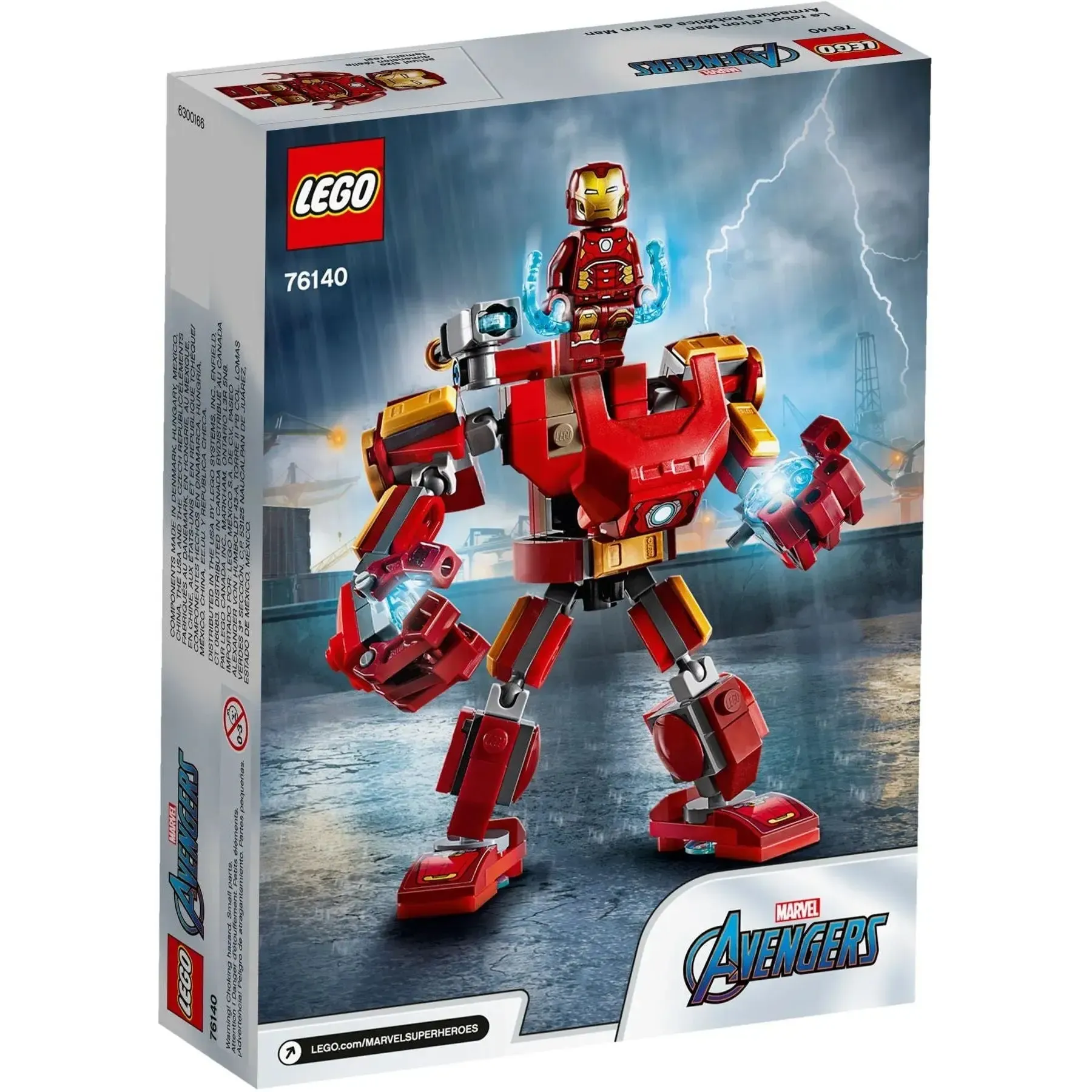 LEGO [Marvel Super Heroes] - Iron Man Mech Building Set - Avengers Series (76140) - Image 3