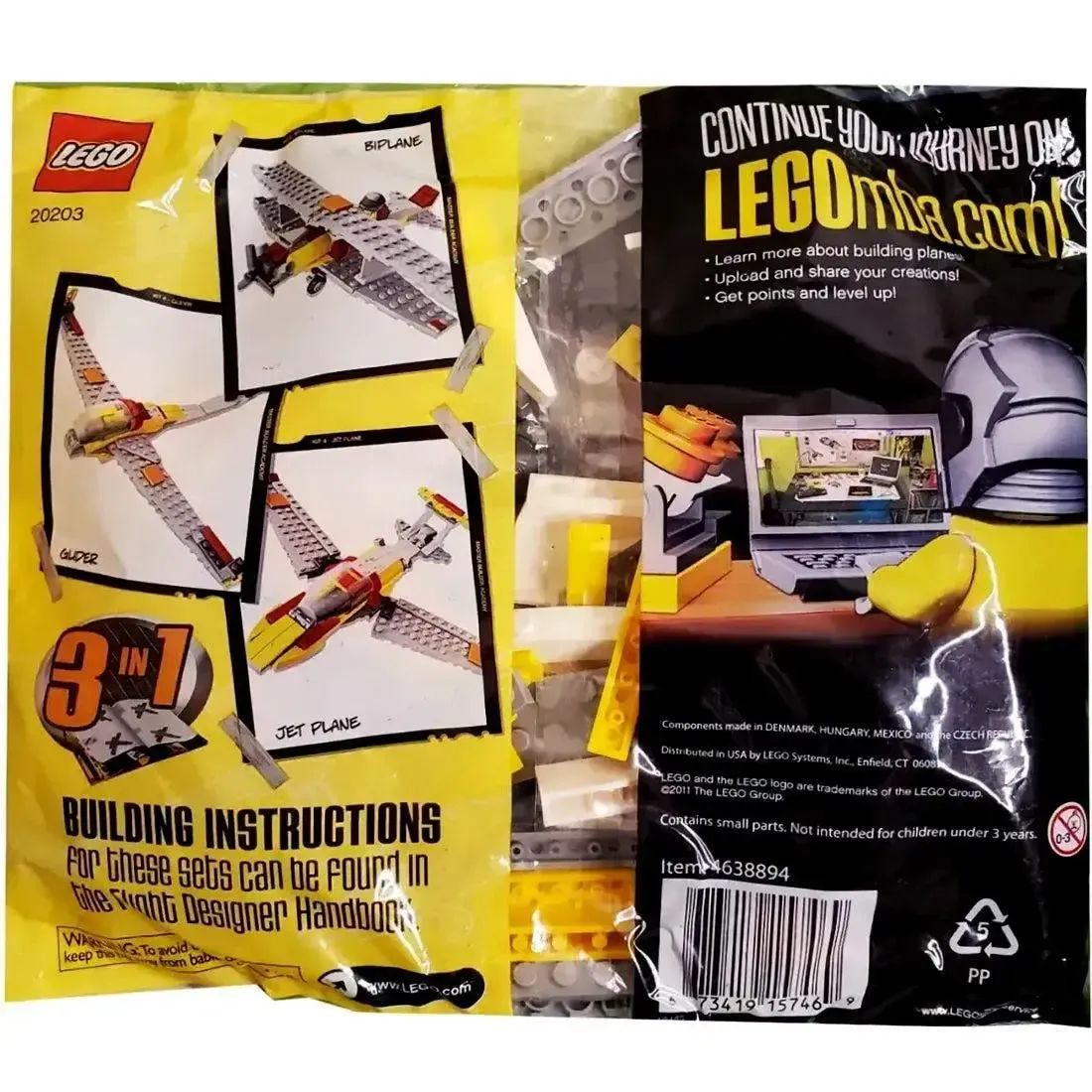 LEGO [Master Builder Academy] - Airplanes Building Set - Series (20203) - Image 3
