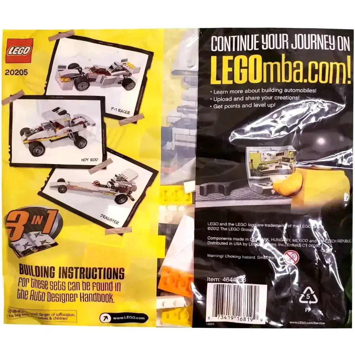 LEGO [Master Builder Academy] - Auto Designer Building Set - Series (20205) - Image 3