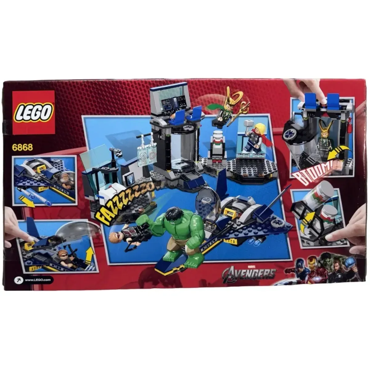 LEGO [Master Builder Academy] - Hulk's Helicarrier Breakout Building Set - The Avengers Series (6868) - Image 3