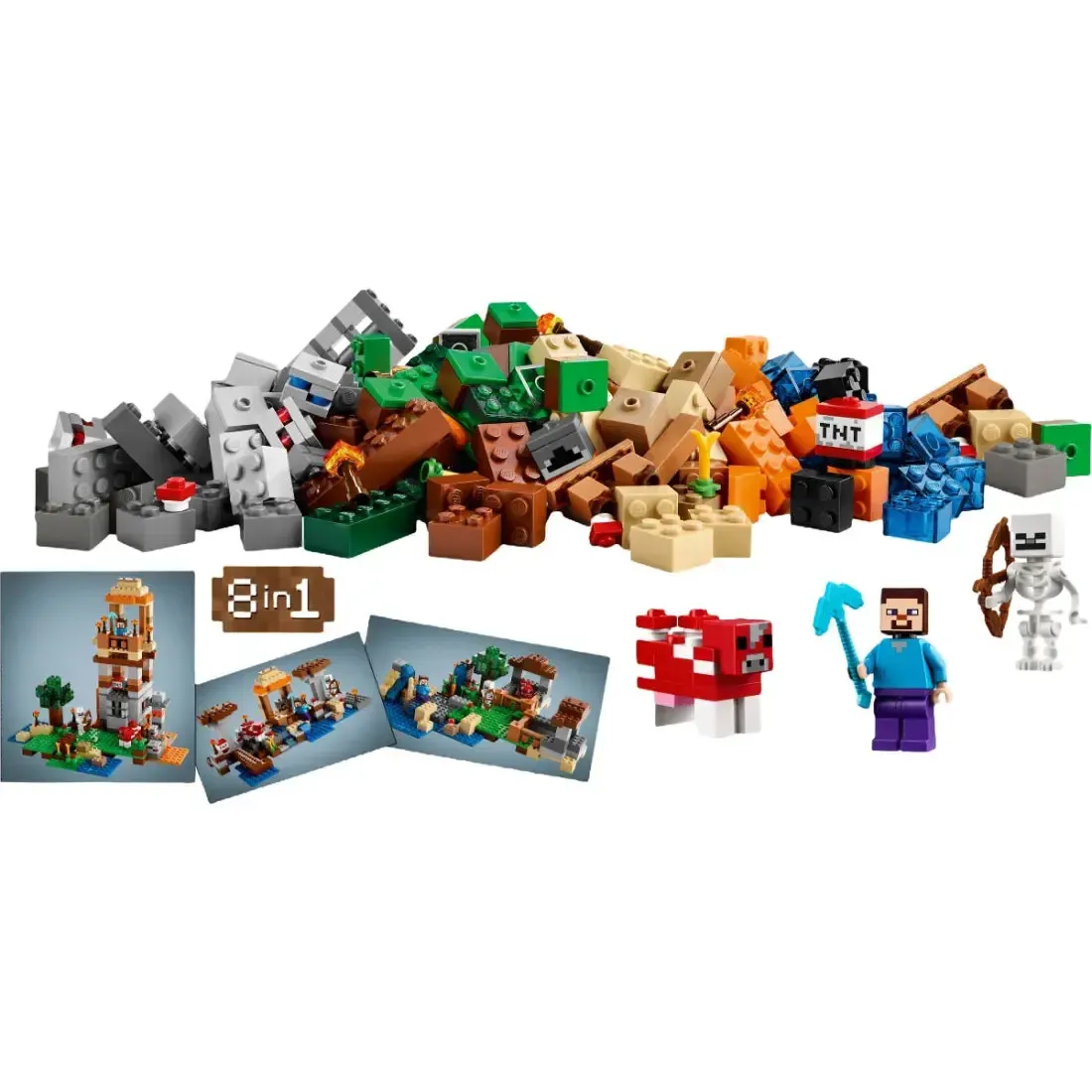 LEGO [Minecraft] - Crafting Box Building Set - Minifig-scale Series (21116) - Image 2