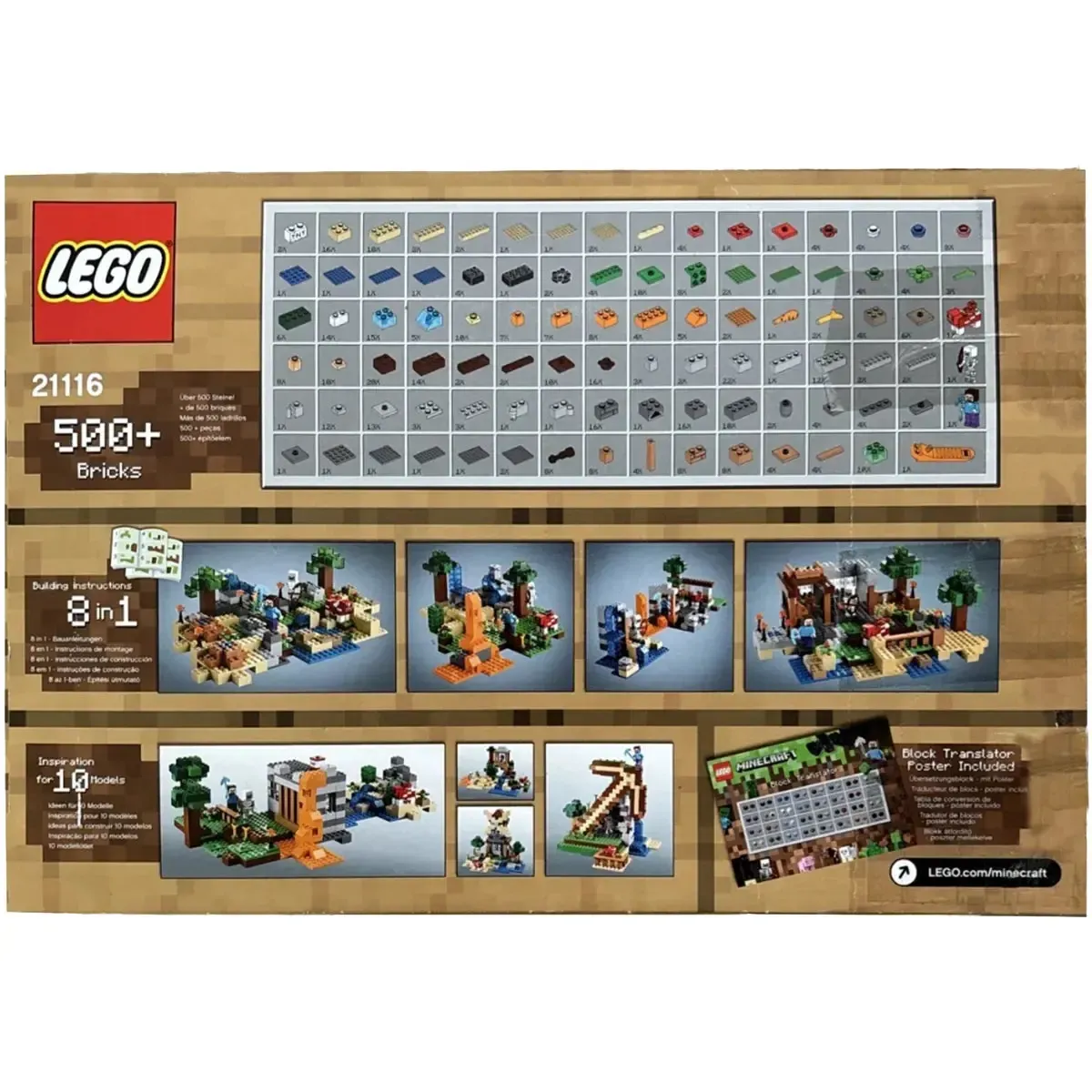 LEGO [Minecraft] - Crafting Box Building Set - Minifig-scale Series (21116) - Image 4