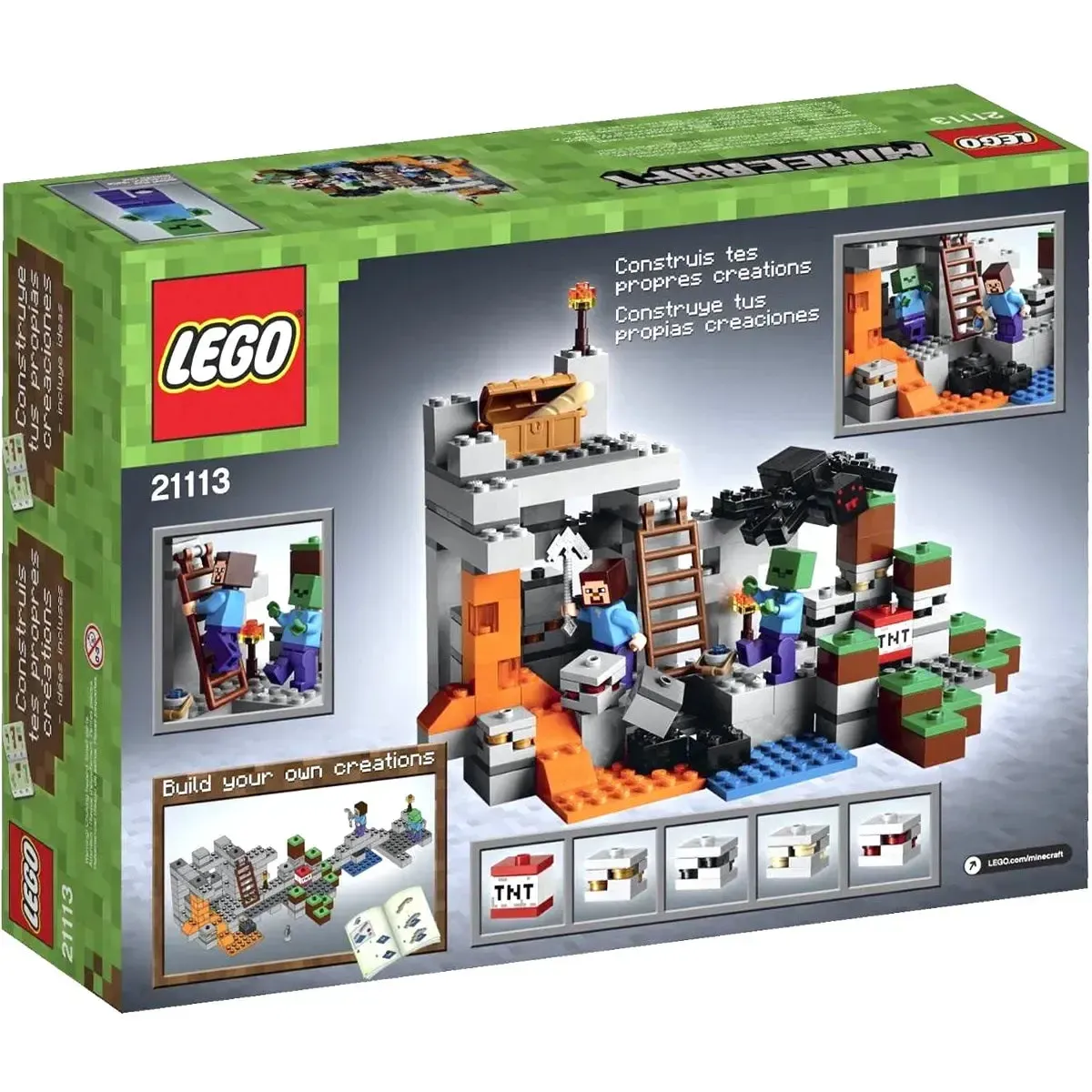 LEGO [Minecraft] - The Cave Building Set - Minifig-scale Series (21113) - Image 3