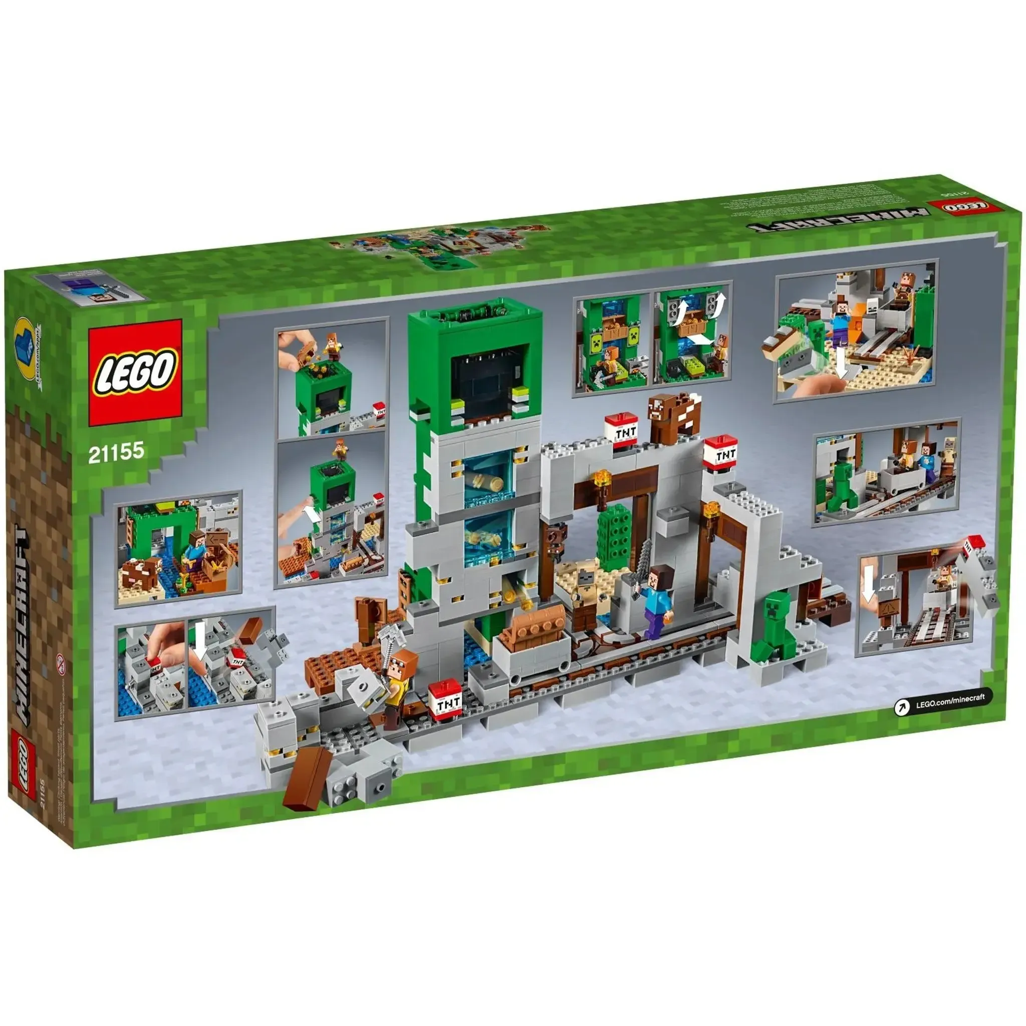 LEGO [Minecraft] - The Creeper Mine Building Set - Minifig-scale Series (21155) - Image 3
