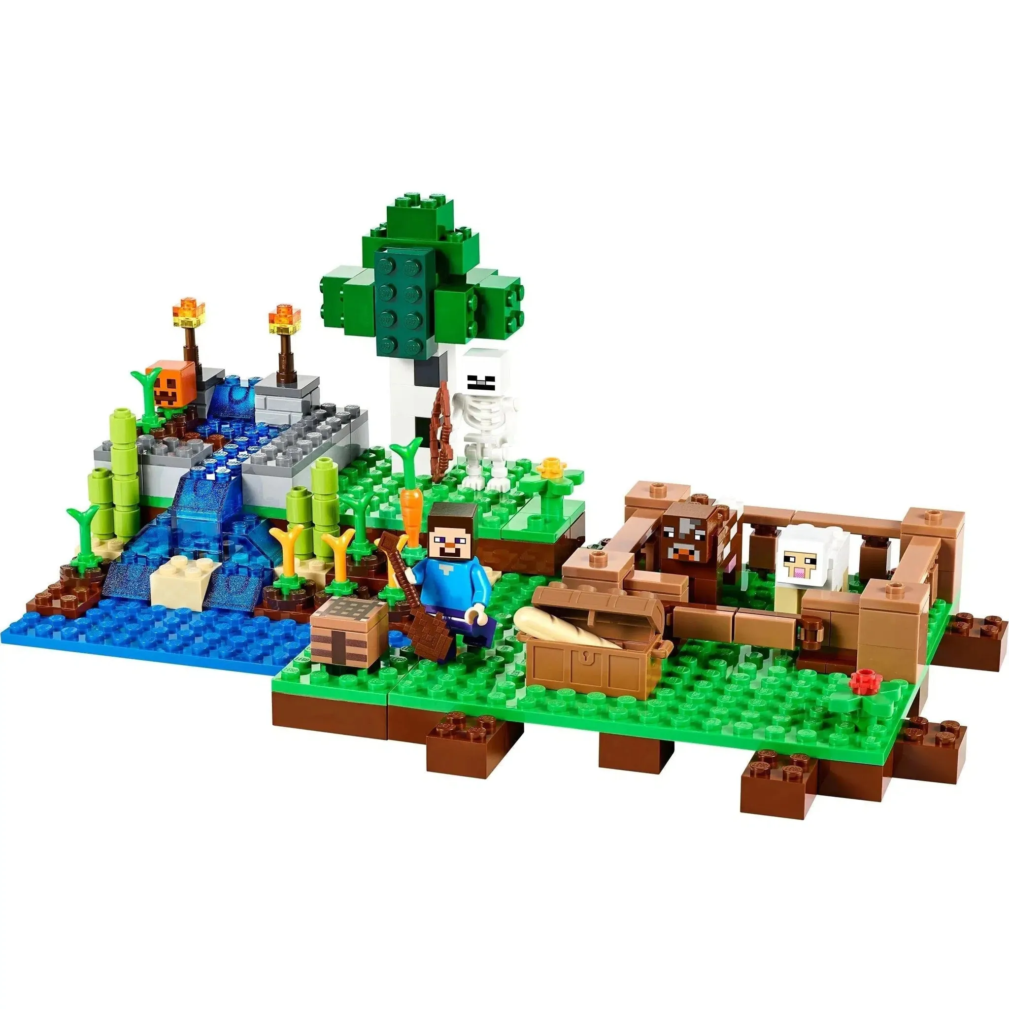 LEGO [Minecraft] - The Farm Building Set - Minifig-scale Series (21114) - Image 2