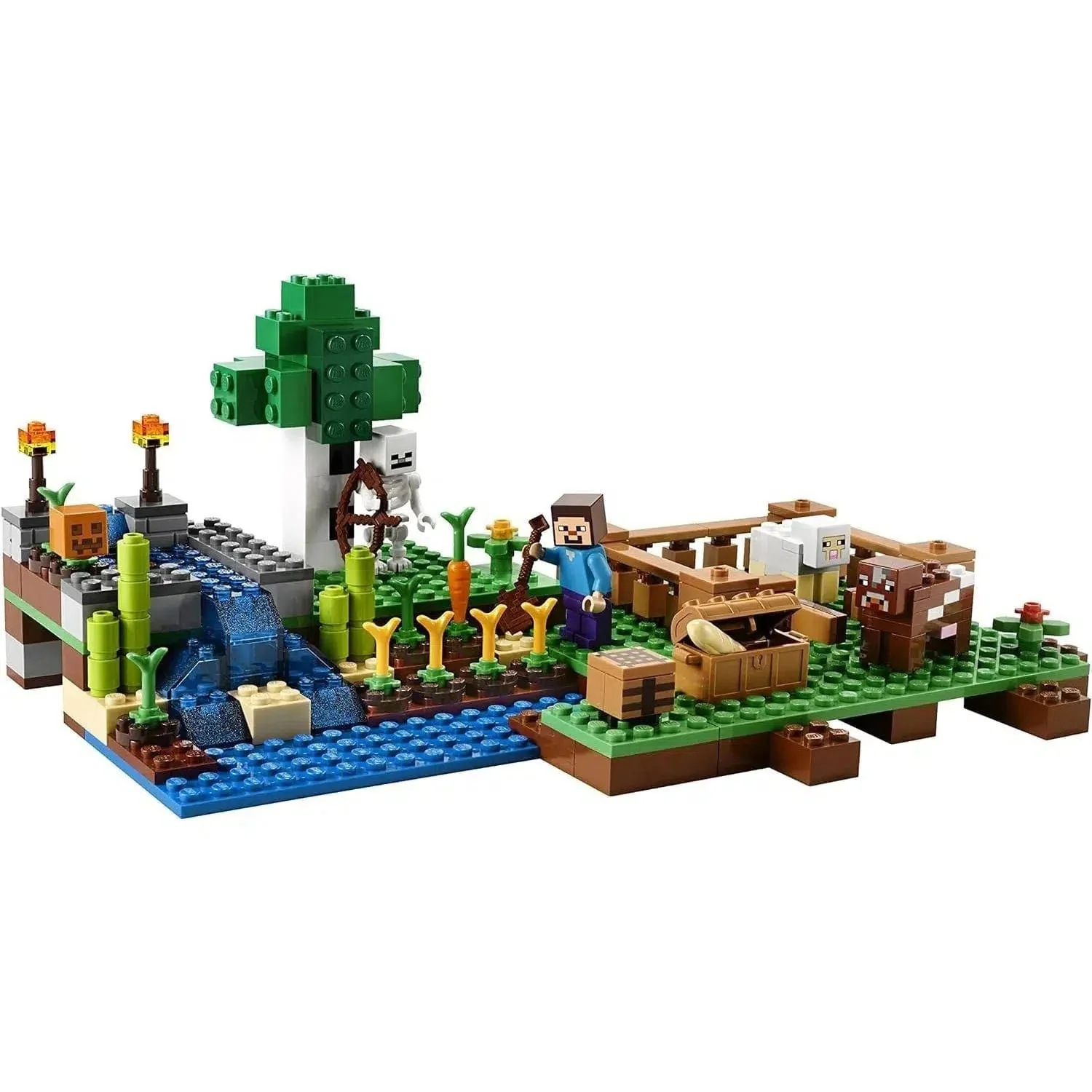 LEGO [Minecraft] - The Farm Building Set - Minifig-scale Series (21114) - Image 3