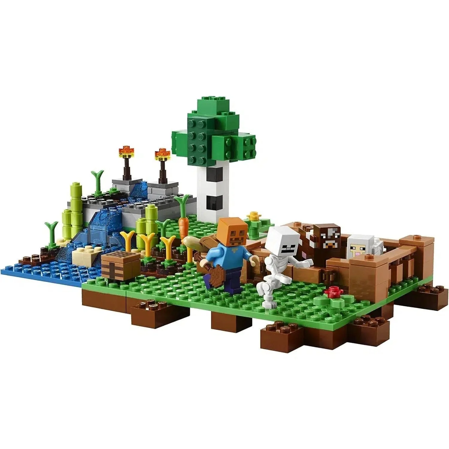 LEGO [Minecraft] - The Farm Building Set - Minifig-scale Series (21114) - Image 4