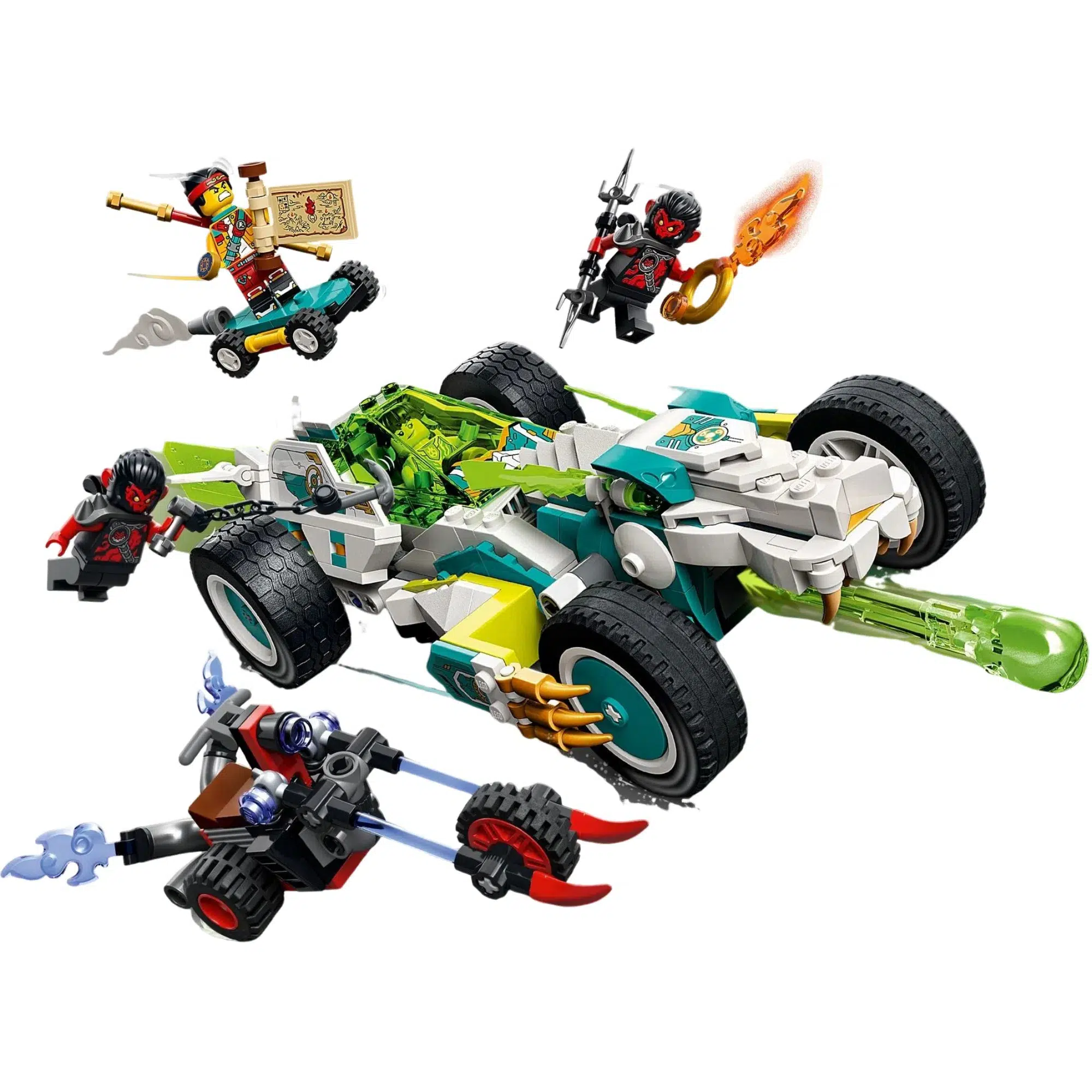 LEGO [Monkie Kid] - Mei's Dragon Car Building Set - Season 3 Series (80031) - Image 4