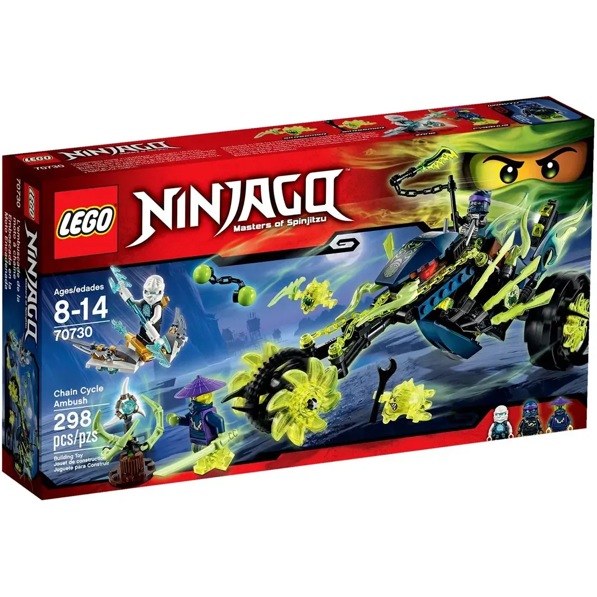 LEGO [Ninjago] - Chain Cycle Ambush Building Set - Possession Series (70730)
