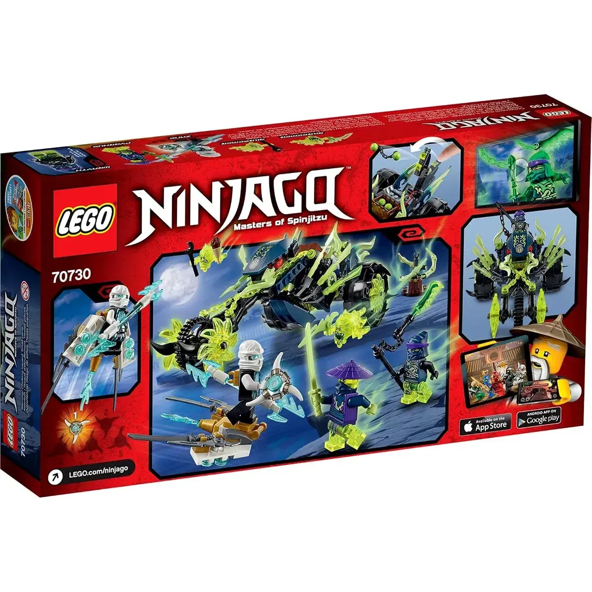 LEGO [Ninjago] - Chain Cycle Ambush Building Set - Possession Series (70730) - Image 3