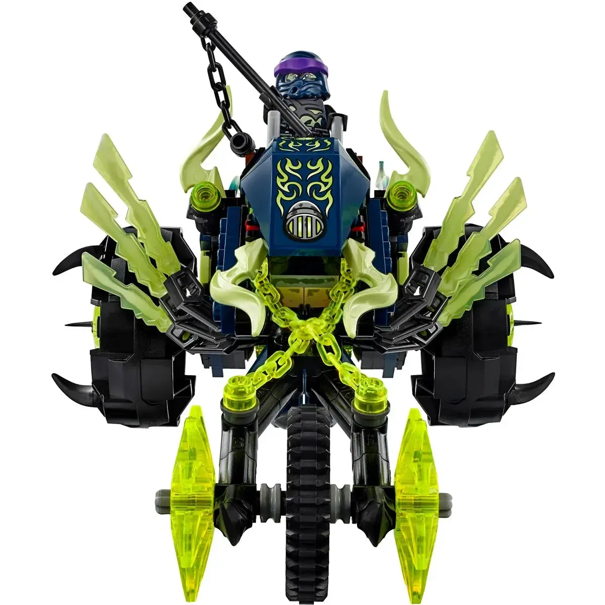 LEGO [Ninjago] - Chain Cycle Ambush Building Set - Possession Series (70730) - Image 4