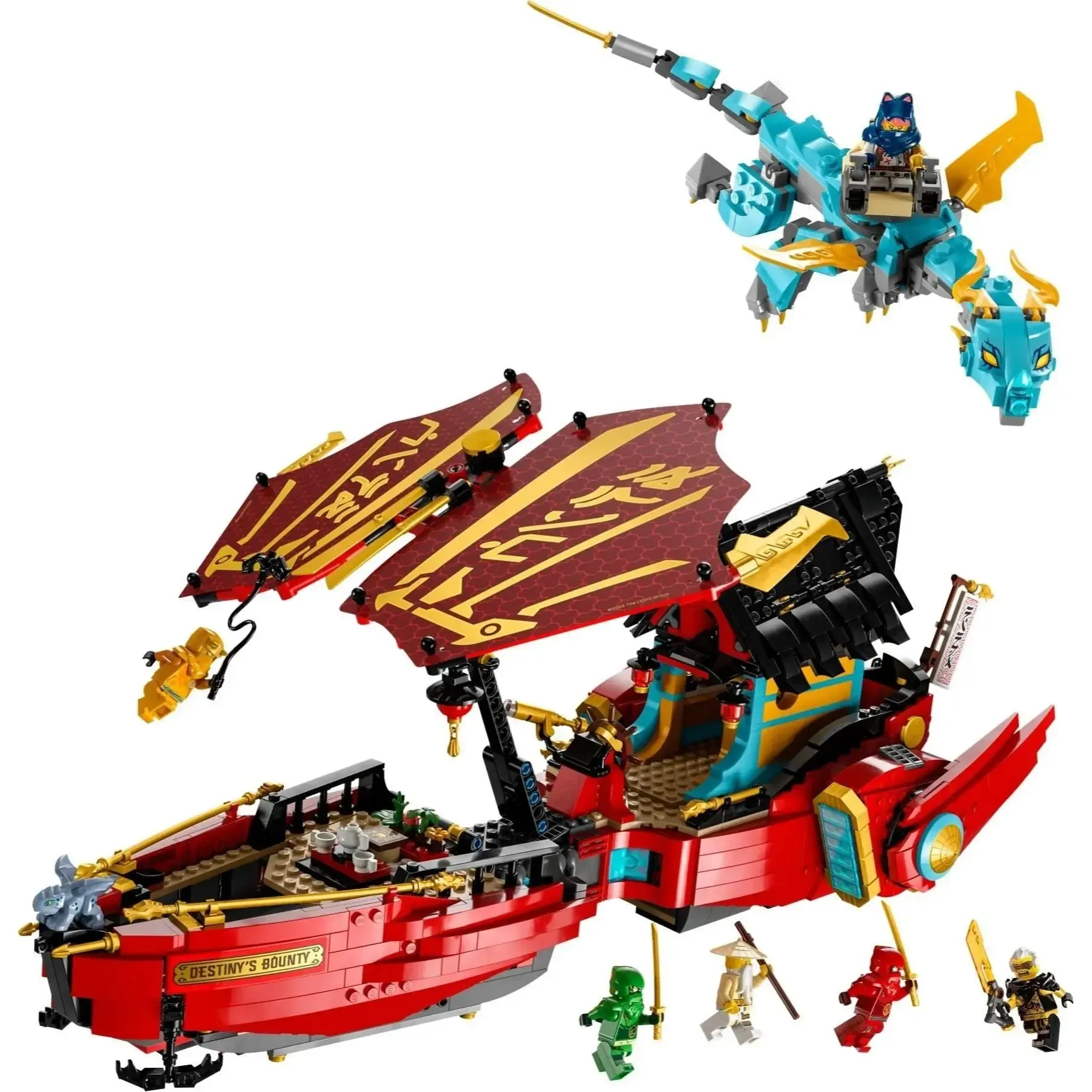 LEGO [Ninjago] - Destiny's Bounty - Race Against Time Building Set - Dragons Rising Season 1 Series (71797) - Image 2