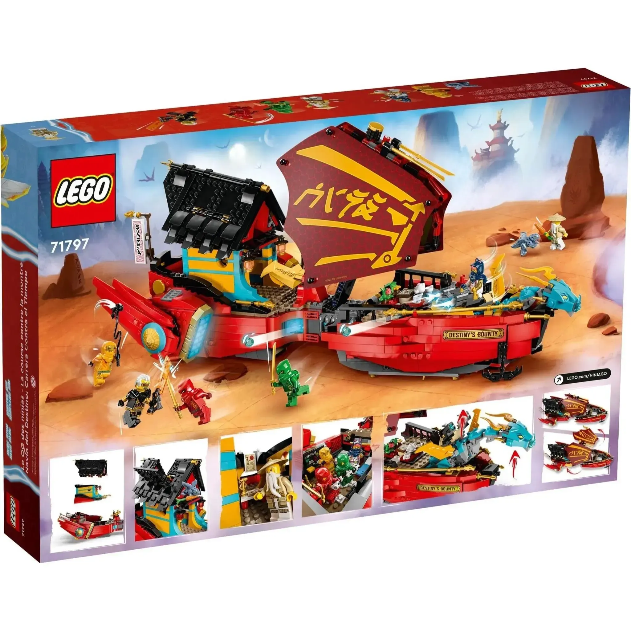 LEGO [Ninjago] - Destiny's Bounty - Race Against Time Building Set - Dragons Rising Season 1 Series (71797) - Image 3