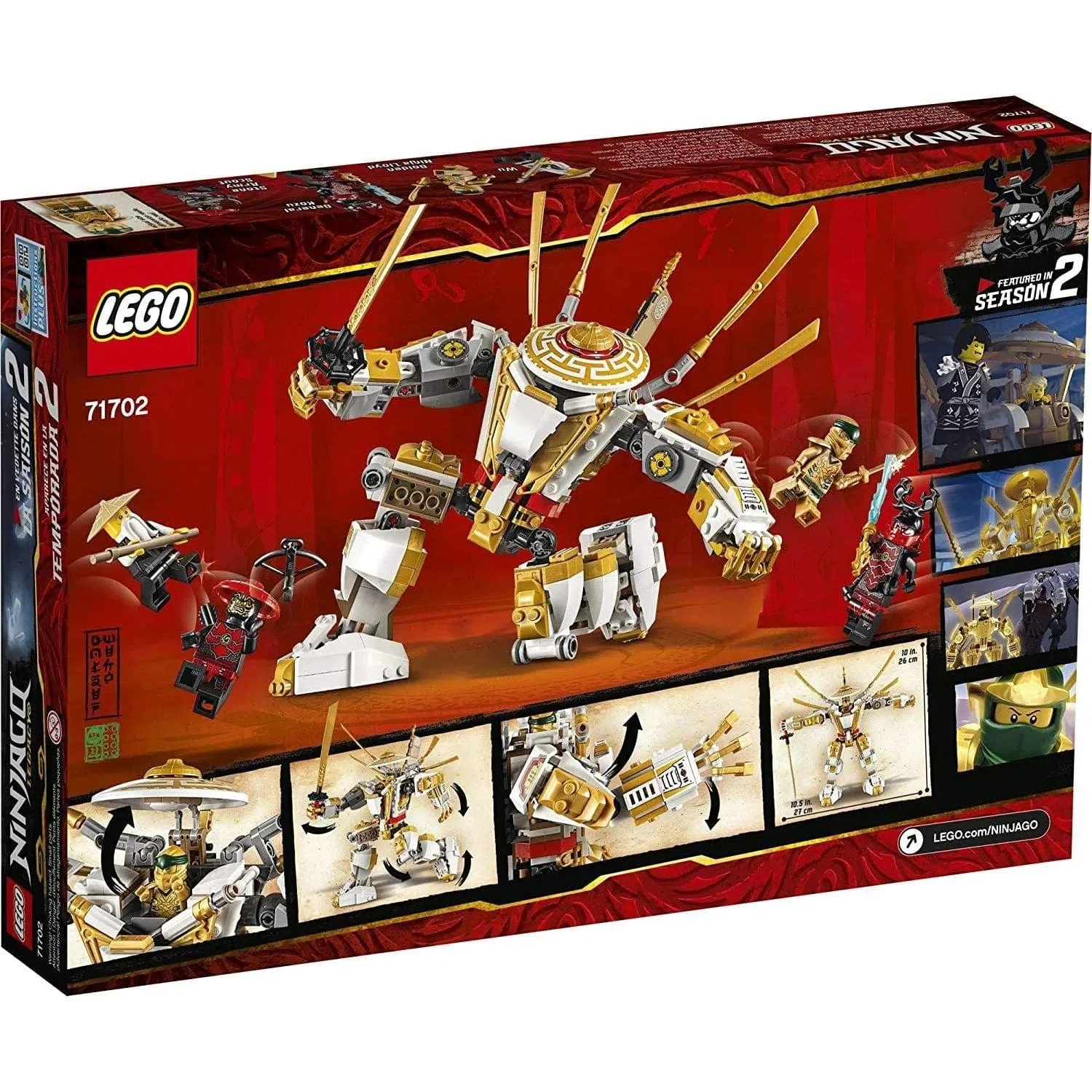 LEGO [Ninjago] - Golden Mech Building Set (71702) - Image 3