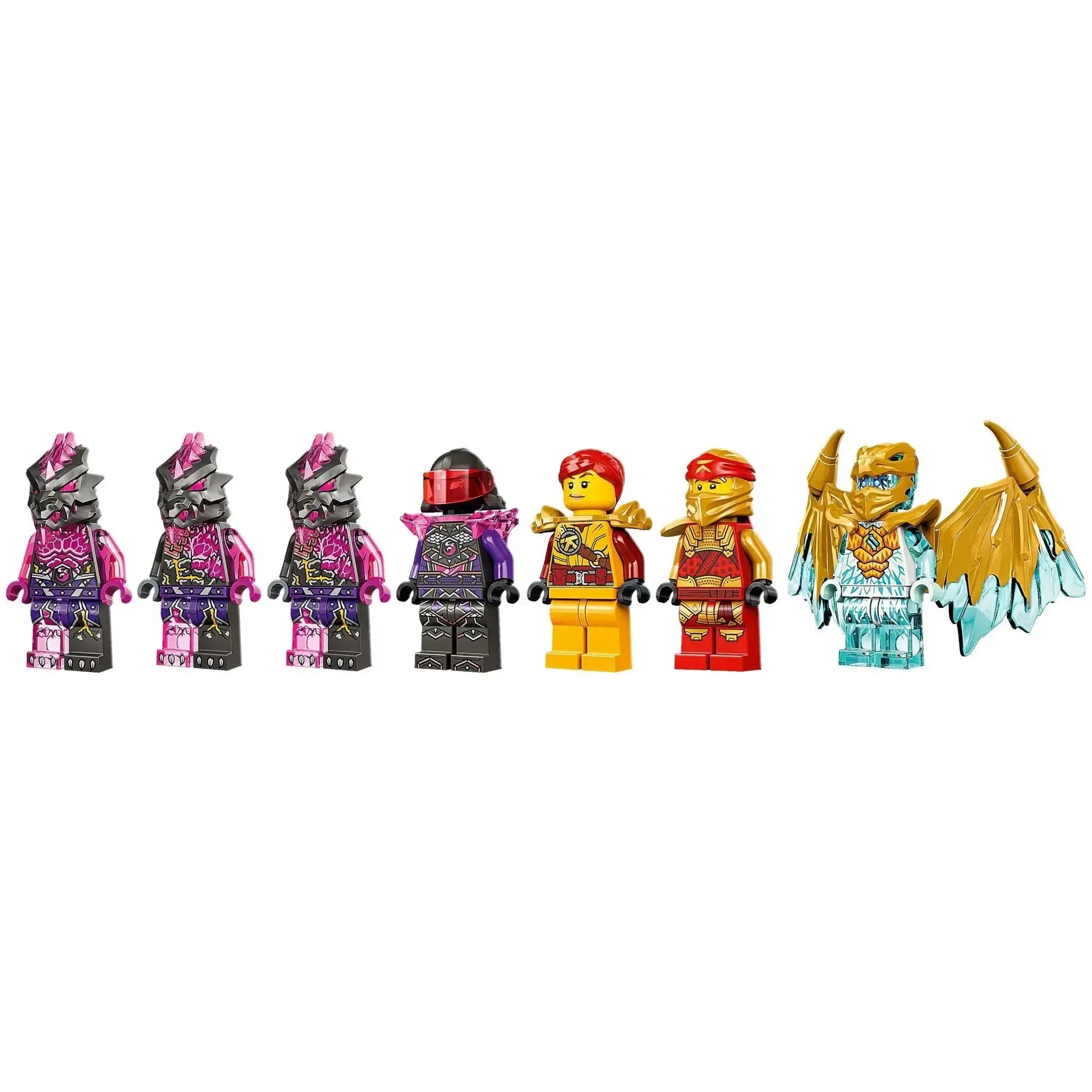 LEGO [Ninjago] - Kai's Golden Dragon Raider Building Set - Crystalized Series (71773) - Image 5