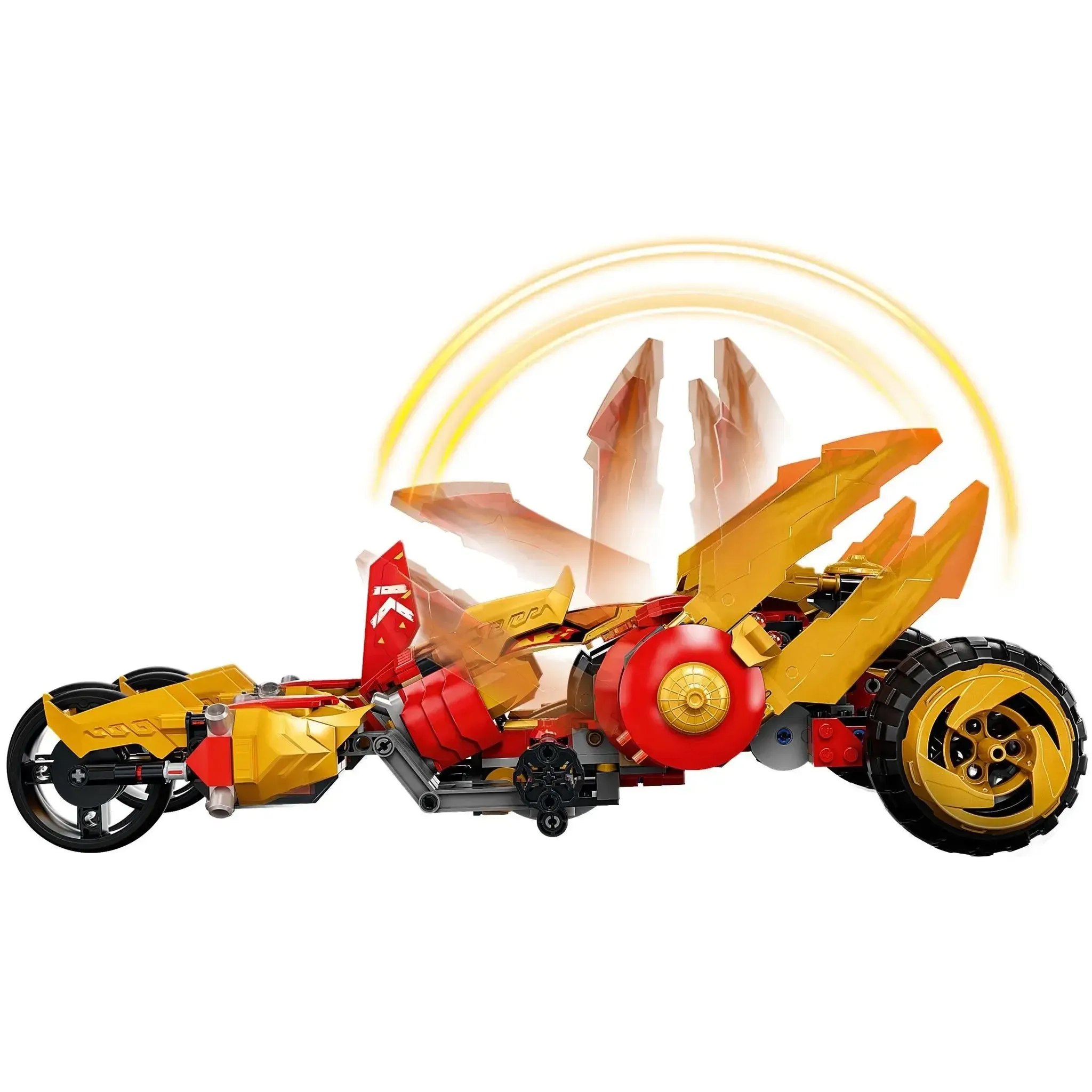 LEGO [Ninjago] - Kai's Golden Dragon Raider Building Set - Crystalized Series (71773) - Image 7