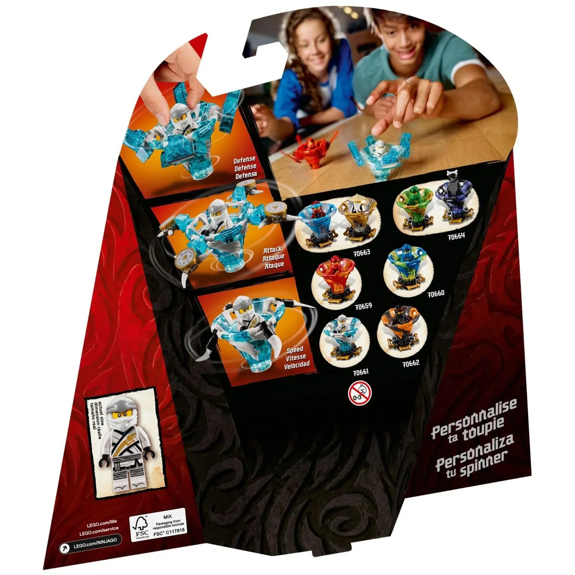 LEGO [Ninjago] - Spinjitzu Zane Building Set - Spinjitzu Series (70661) - Image 5