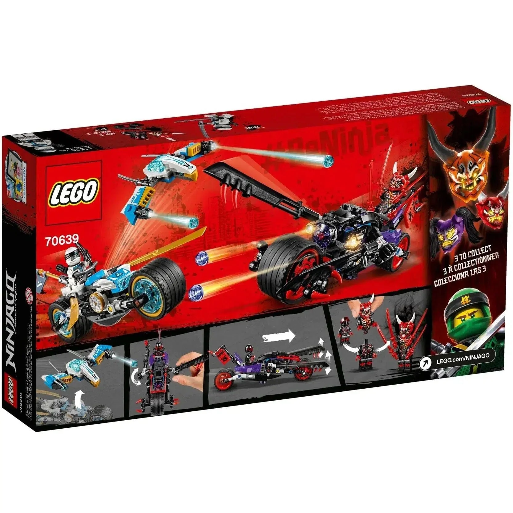 LEGO [Ninjago] - Street Race of Snake Jaguar Building Set - Sons of Garmadon Series (70639) - Image 8