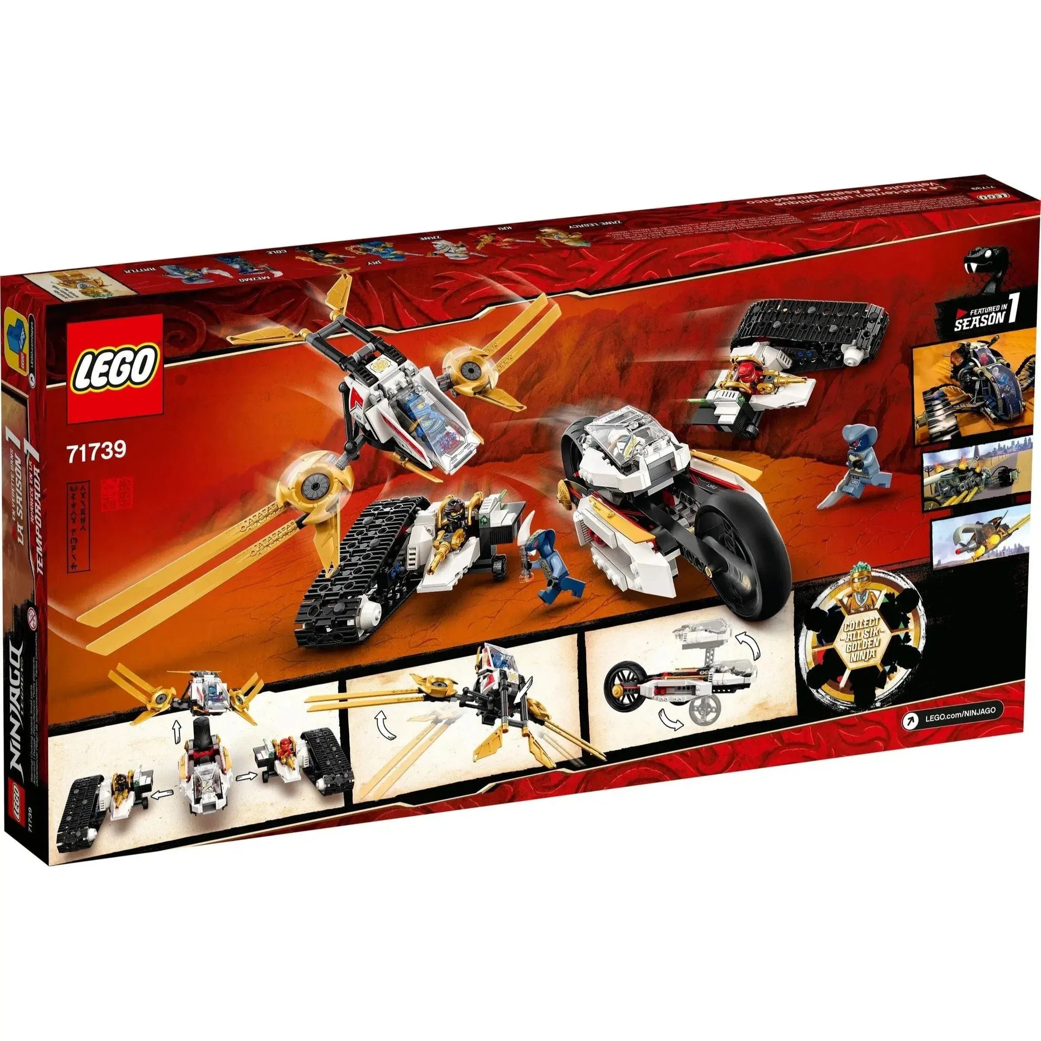 LEGO [Ninjago] - Ultra Sonic Raider Building Set - Rise of the Snakes Series (71739) - Image 7