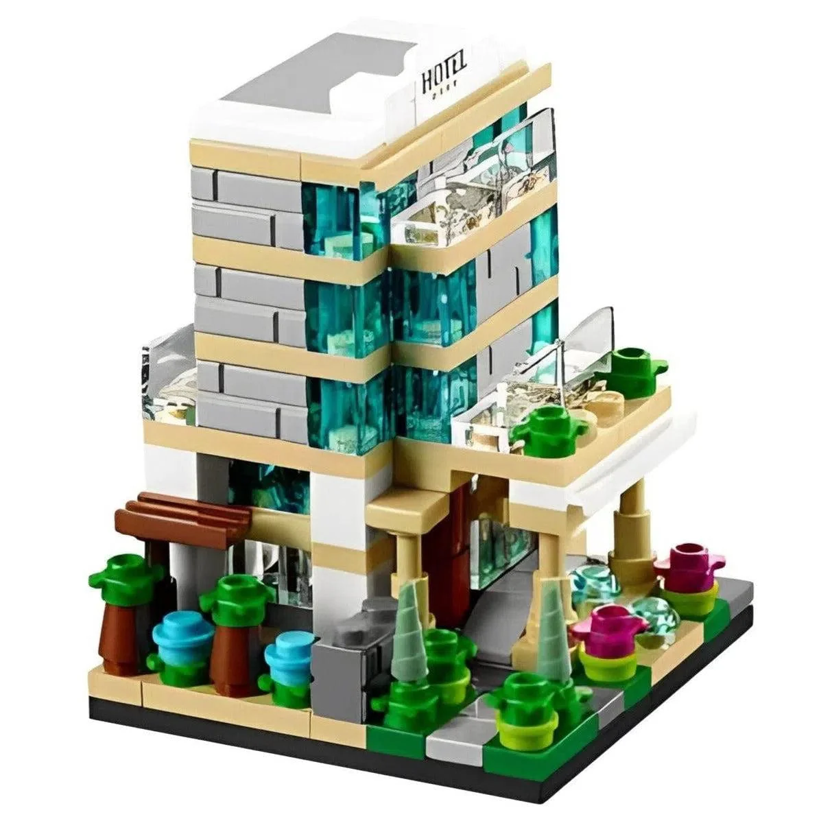 LEGO [Promotional] - Bricktober Hotel (40141) - Image 4