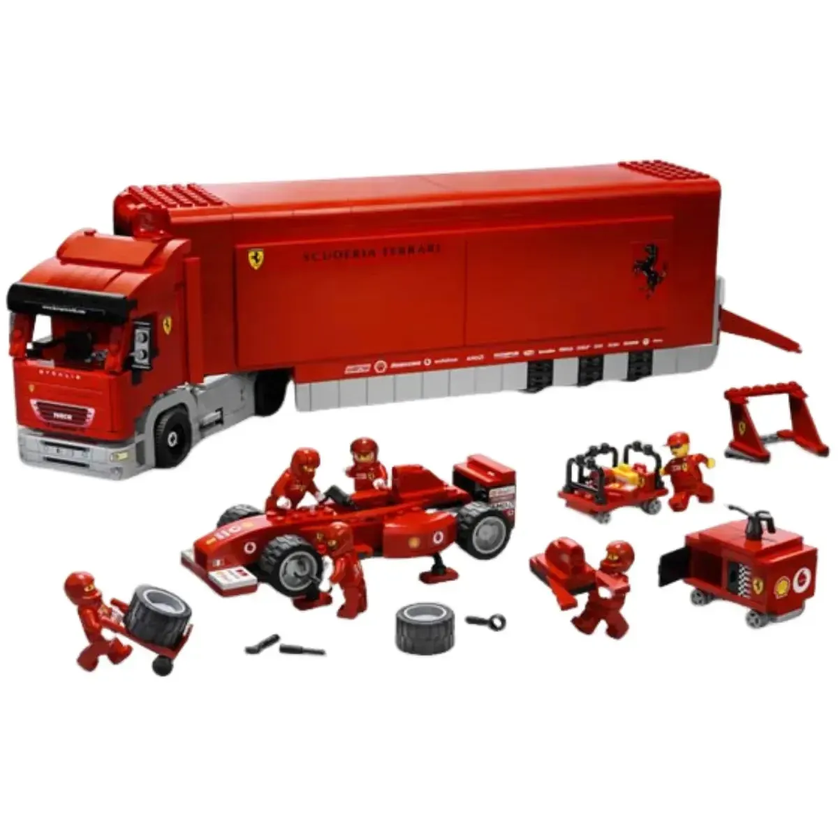 LEGO [Racers] - Scuderia Ferrari Truck Building Set - Ferrari Series (8654) - Image 4