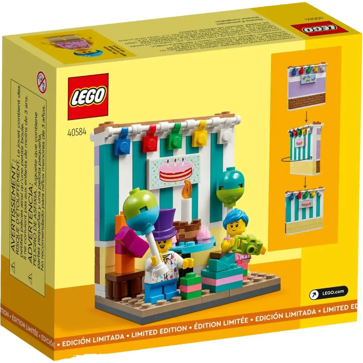 LEGO [Seasonal] - Birthday Diorama Building Set - Birthday Series (40584) - Image 3