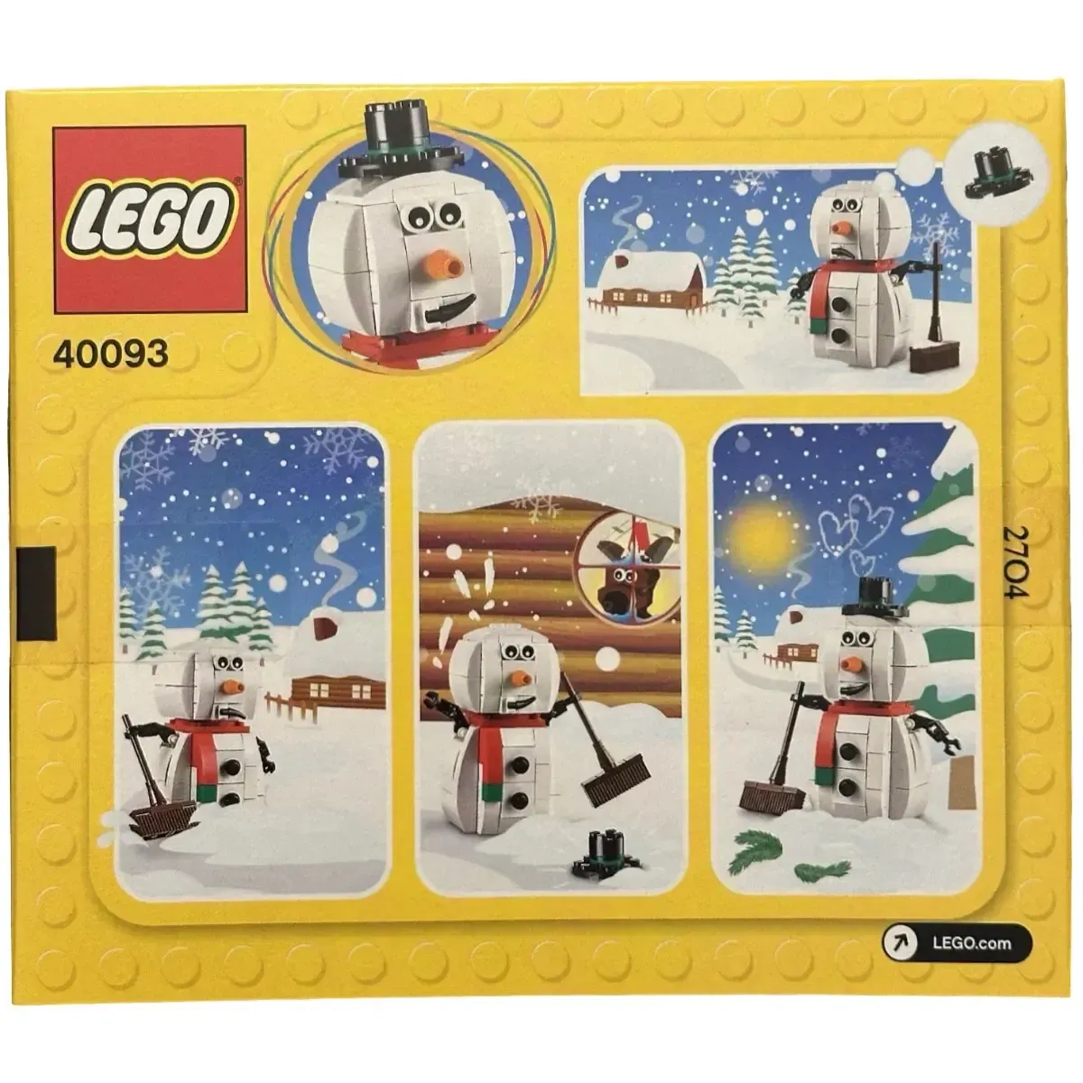 LEGO [Seasonal] - Snowman Building Set - Christmas (40093) - Image 3