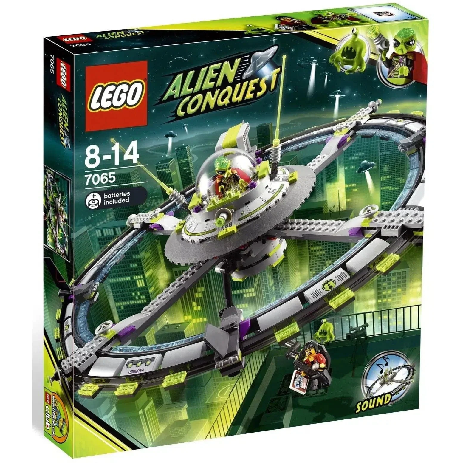 LEGO [Space] - Alien Mothership Building Set - Alien Conquest Series (7065)