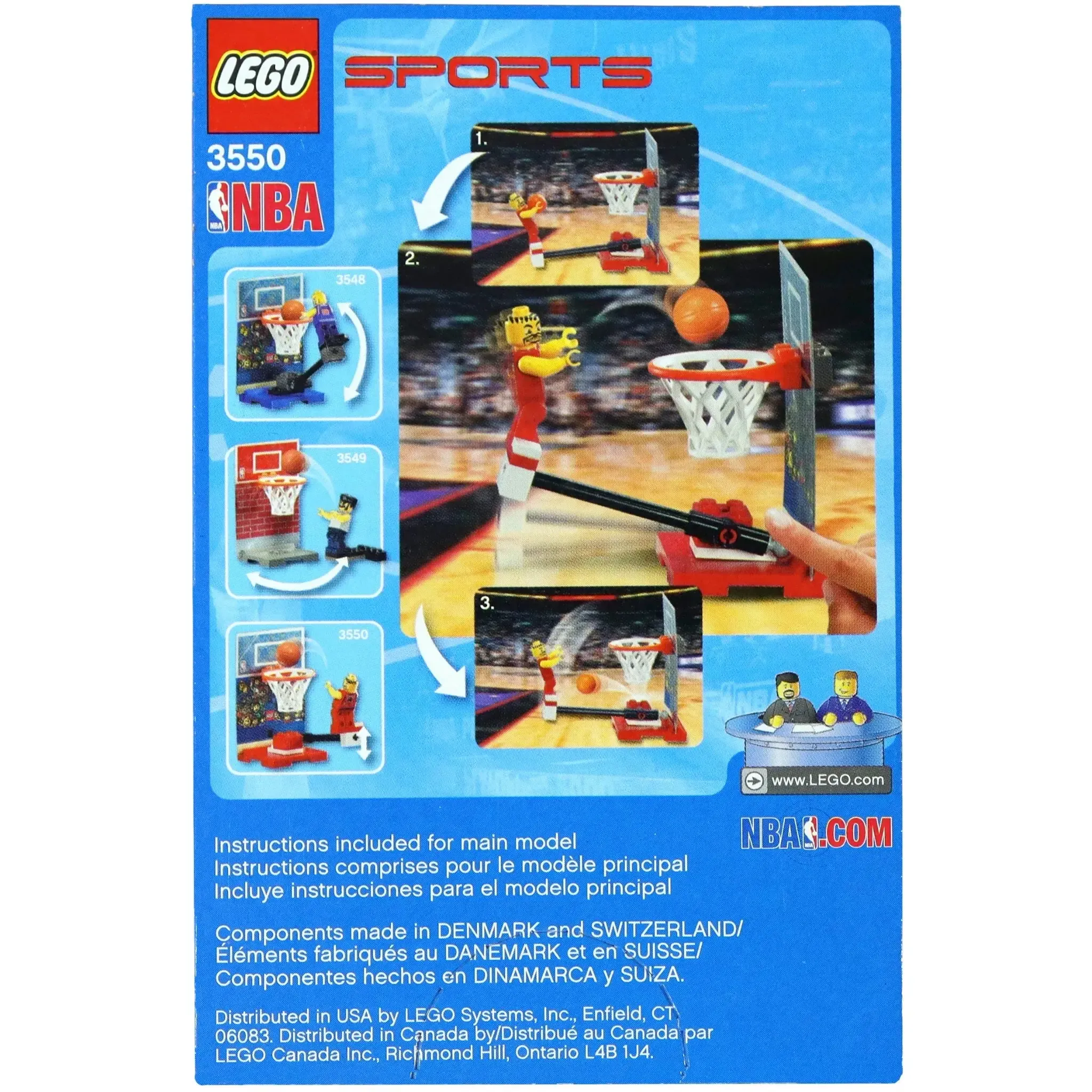 LEGO [Sports] - Jump and Shoot Building Set - Basketball Series (3550) - Image 3