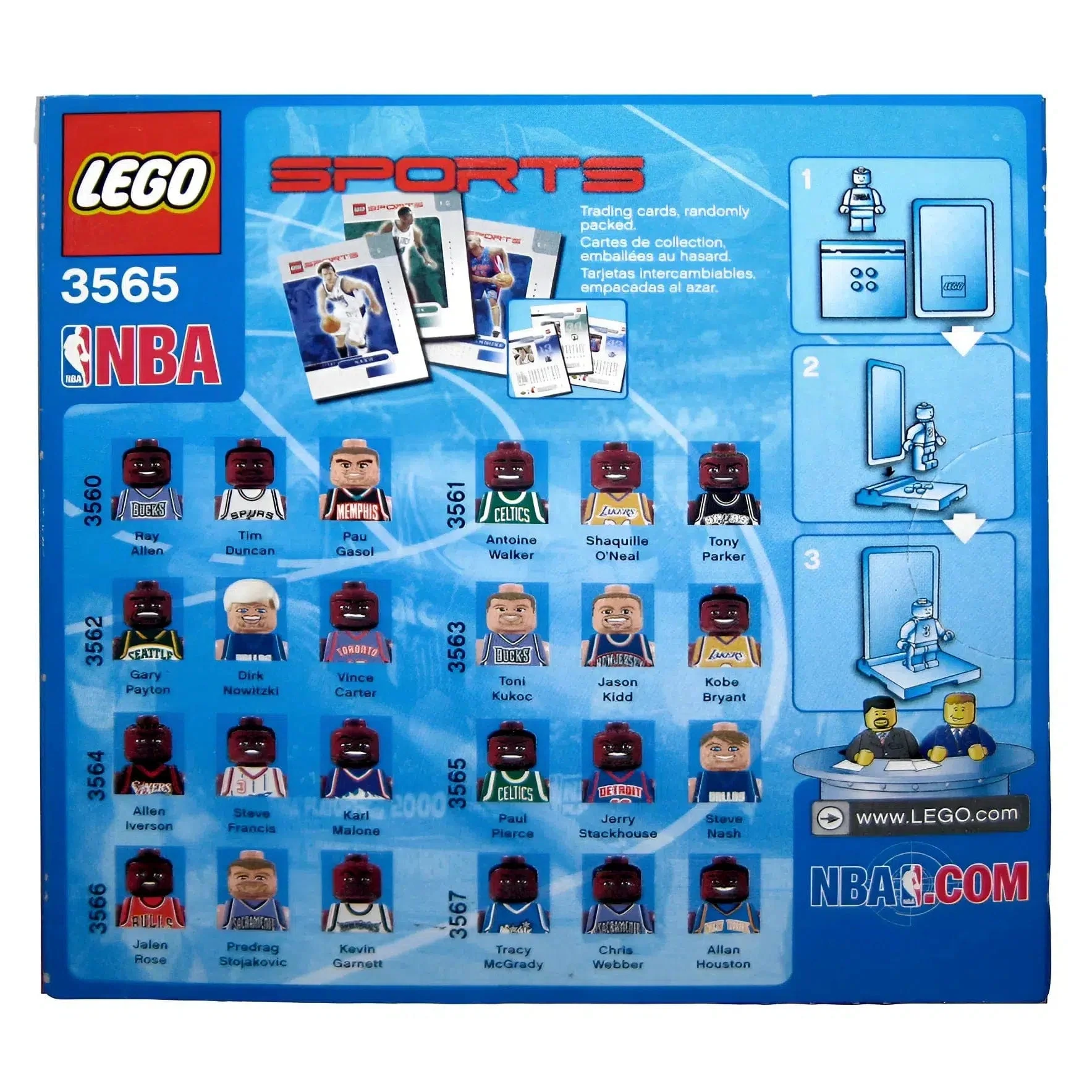 LEGO [Sports] - NBA Collectors #3 Building Set - Basketball Series (3562) - Image 3